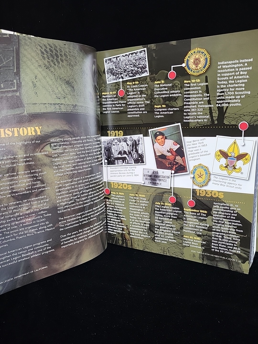 The American Legion Department Of California 2020 Then & Now Member Publication