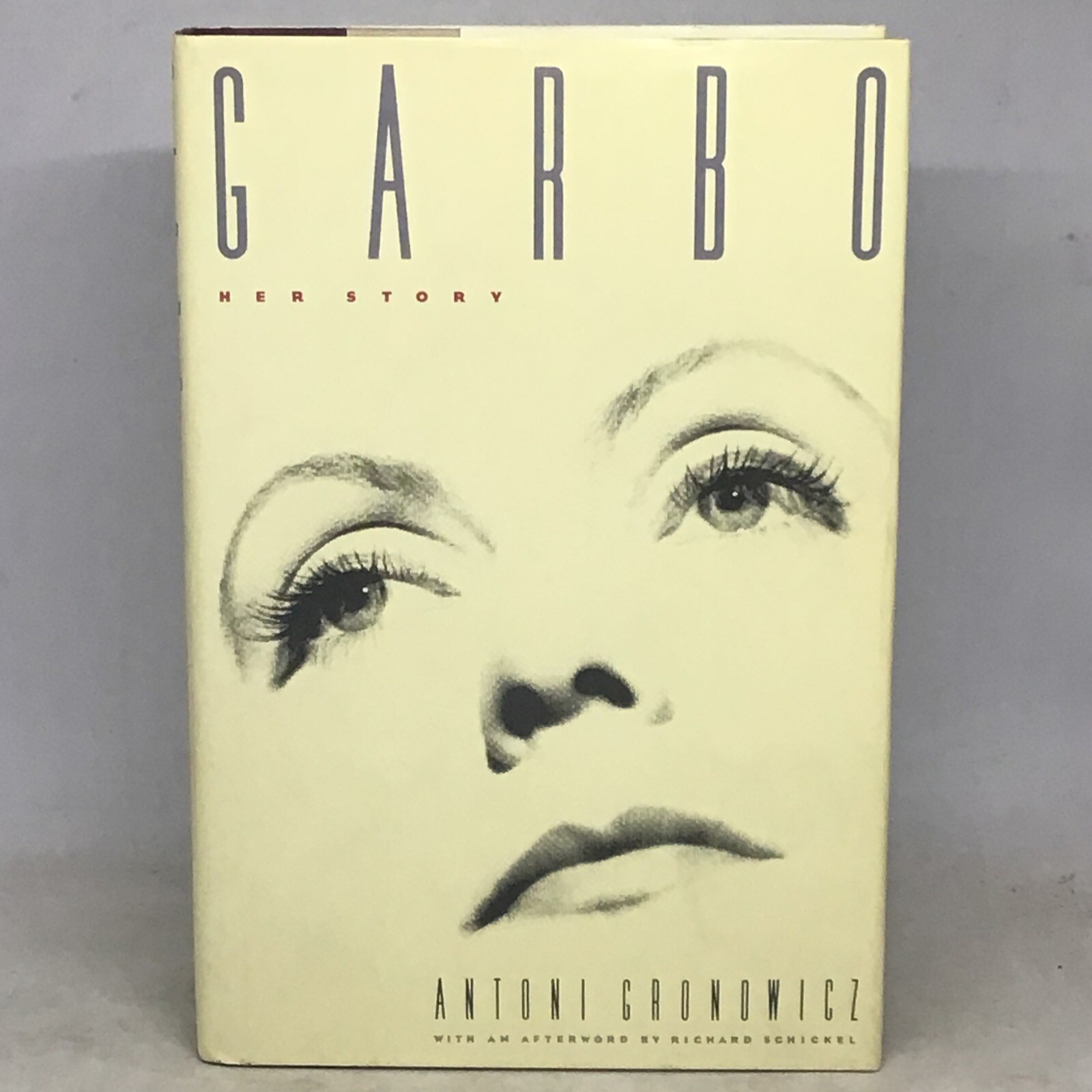 1990 Garbo: Her Story by Antoni Gronowicz Hardcover W/ Dust Jacket 1st Edition