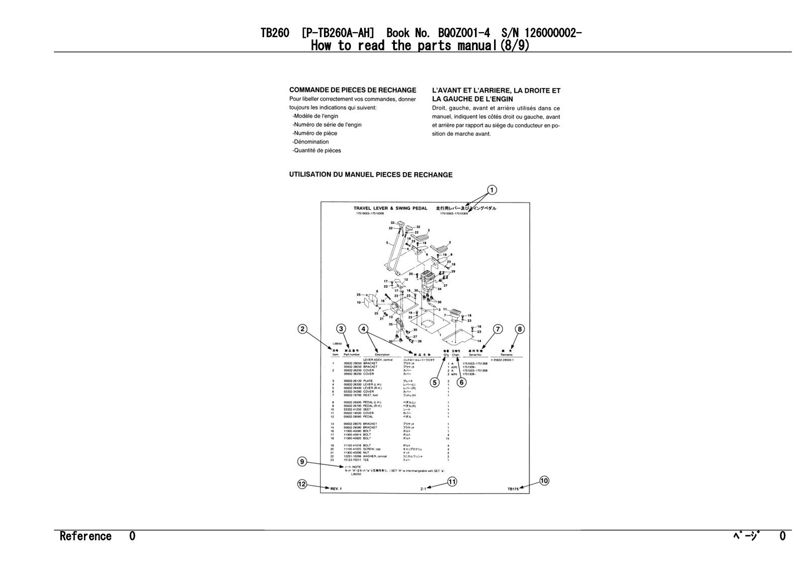 TAKEUCHI TB260 Hydraulic Excavator Parts Manual SN 126000002 Up – COIL SECURED