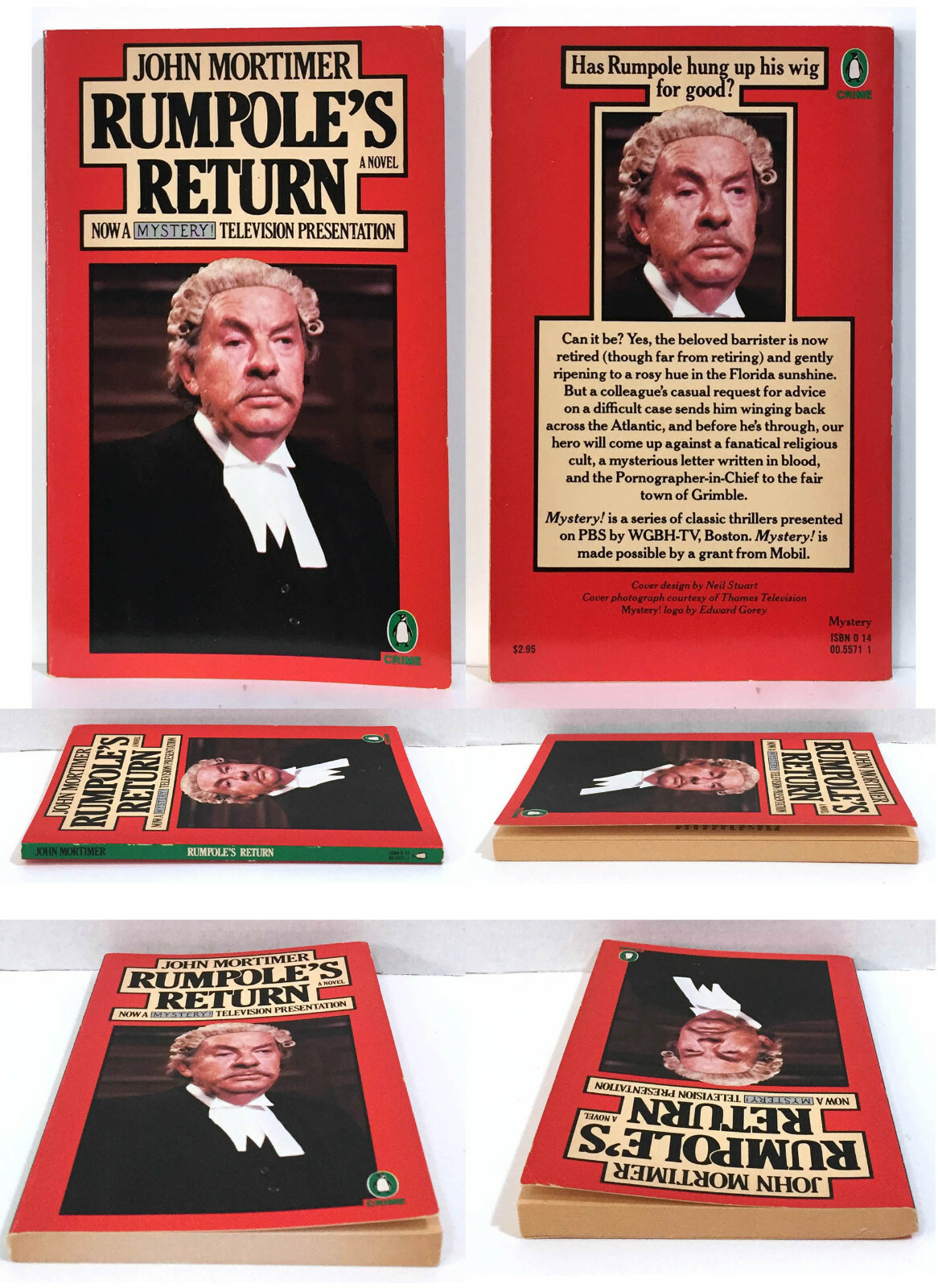 RUMPOLE by John Mortimer Lot of 4 mm paperback GOLDEN THREAD RETURN DEFENCE+