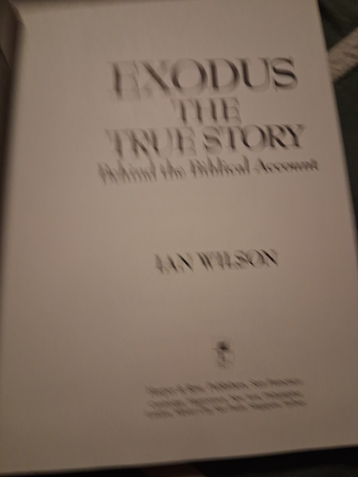Exodus- The True Story Behind The Biblical Account – Ian Wilson