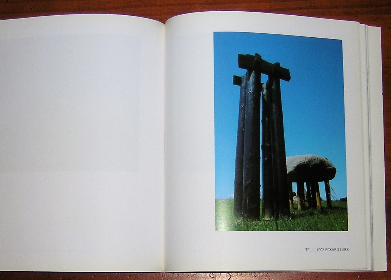 Skulpturen Sculpture Park Katzow Germany Thomas Radeloff 1992 Book Color Photos