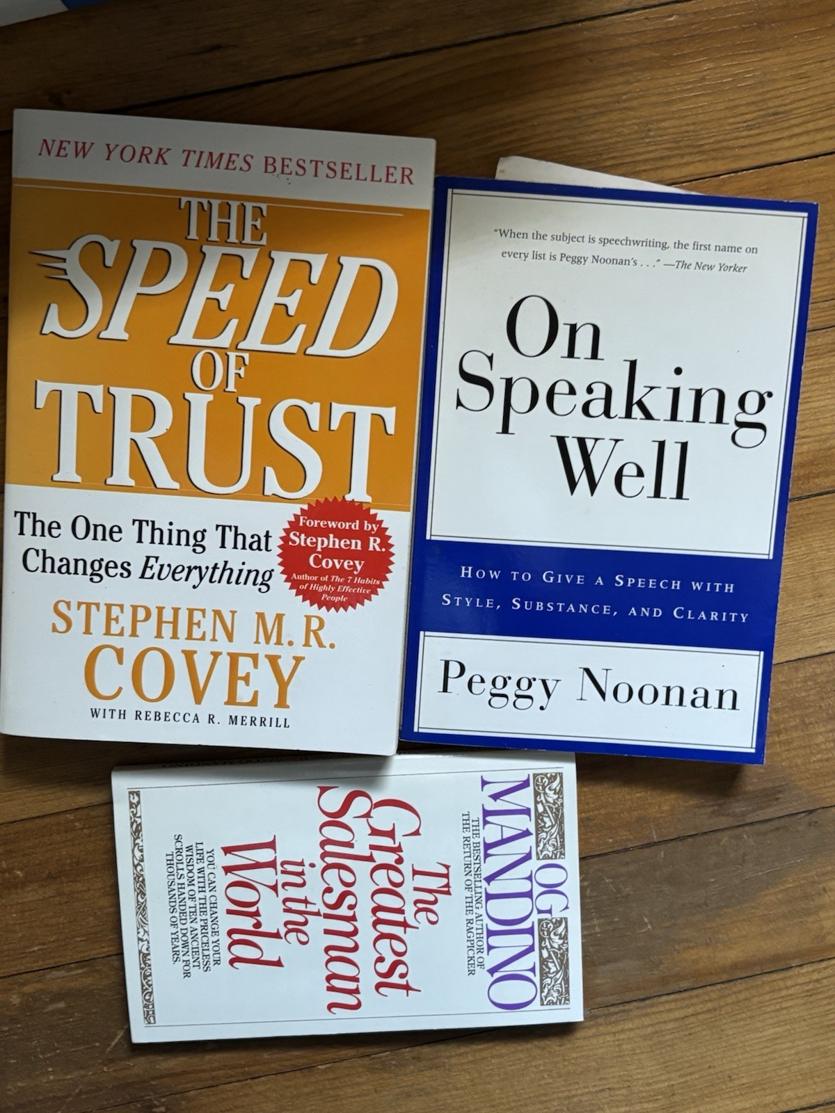 Lot Of 3 Popular Self Improvement Softcover Books VGC
