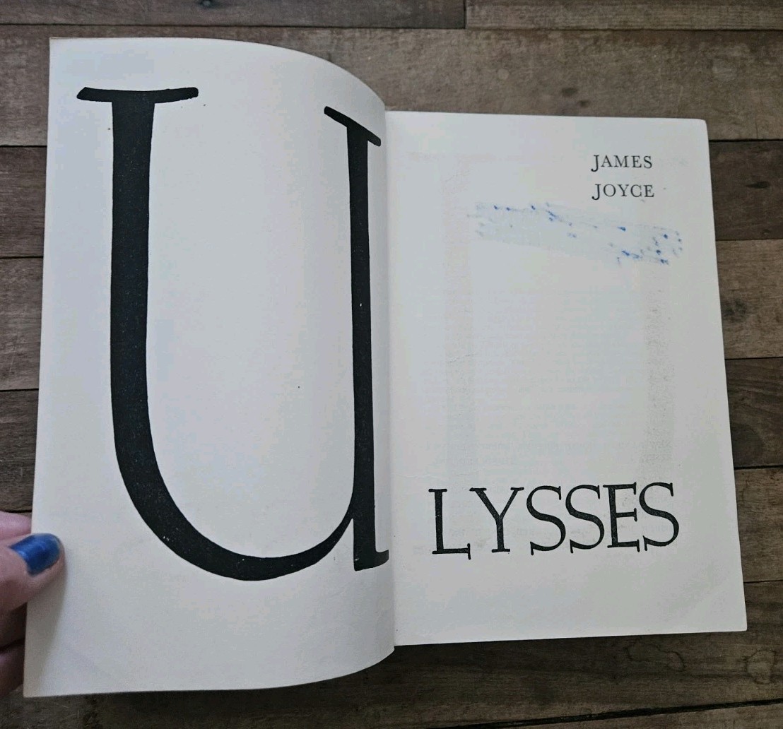 1961. Ulysses by James Joyce | Corrected Edition HC by Random House Ex-Library