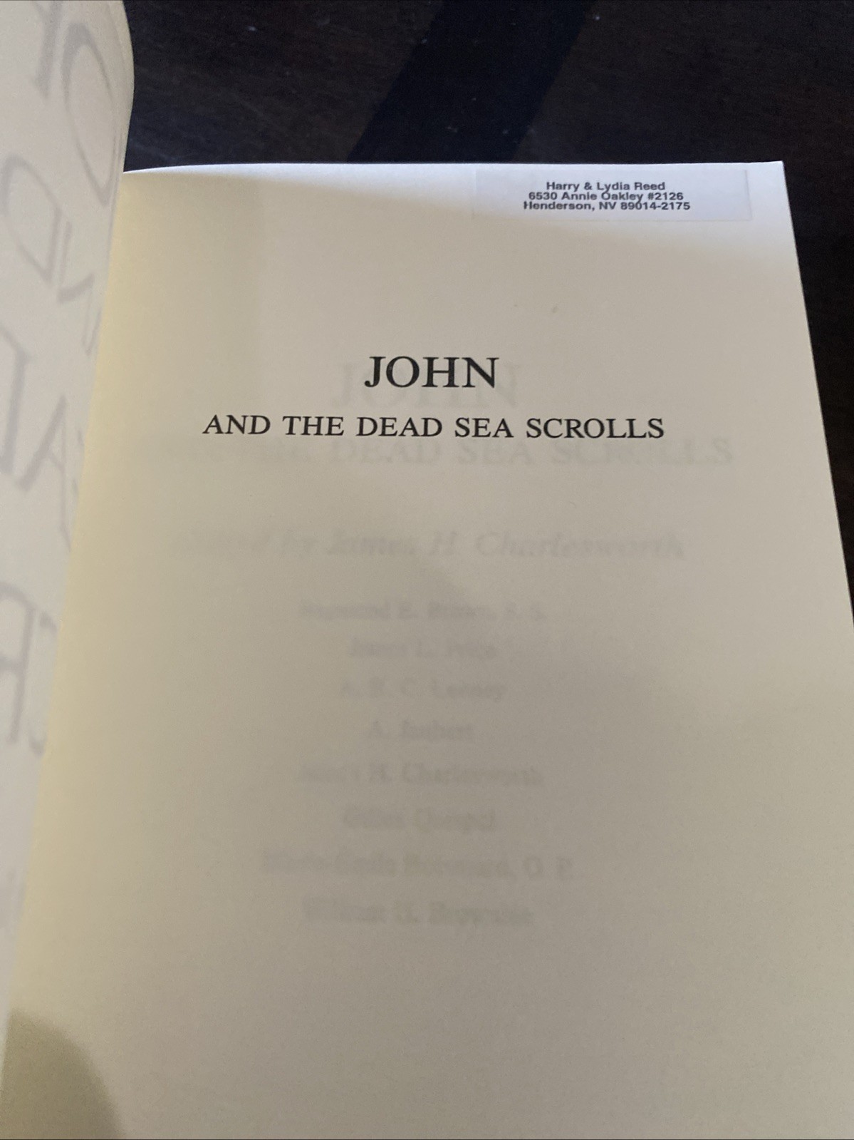 John and the Dead Sea Scrolls by James H. Charlesworth (1990, Trade Paperback)
