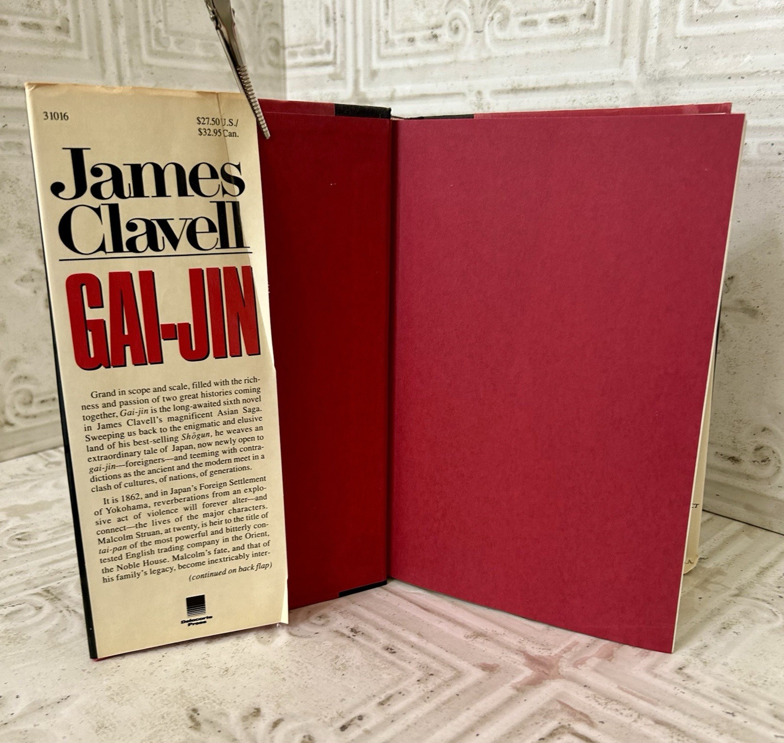 Gai-Jin A Novel Of Japan by James Clavell 1st Edition Hardback with Dust Jacket