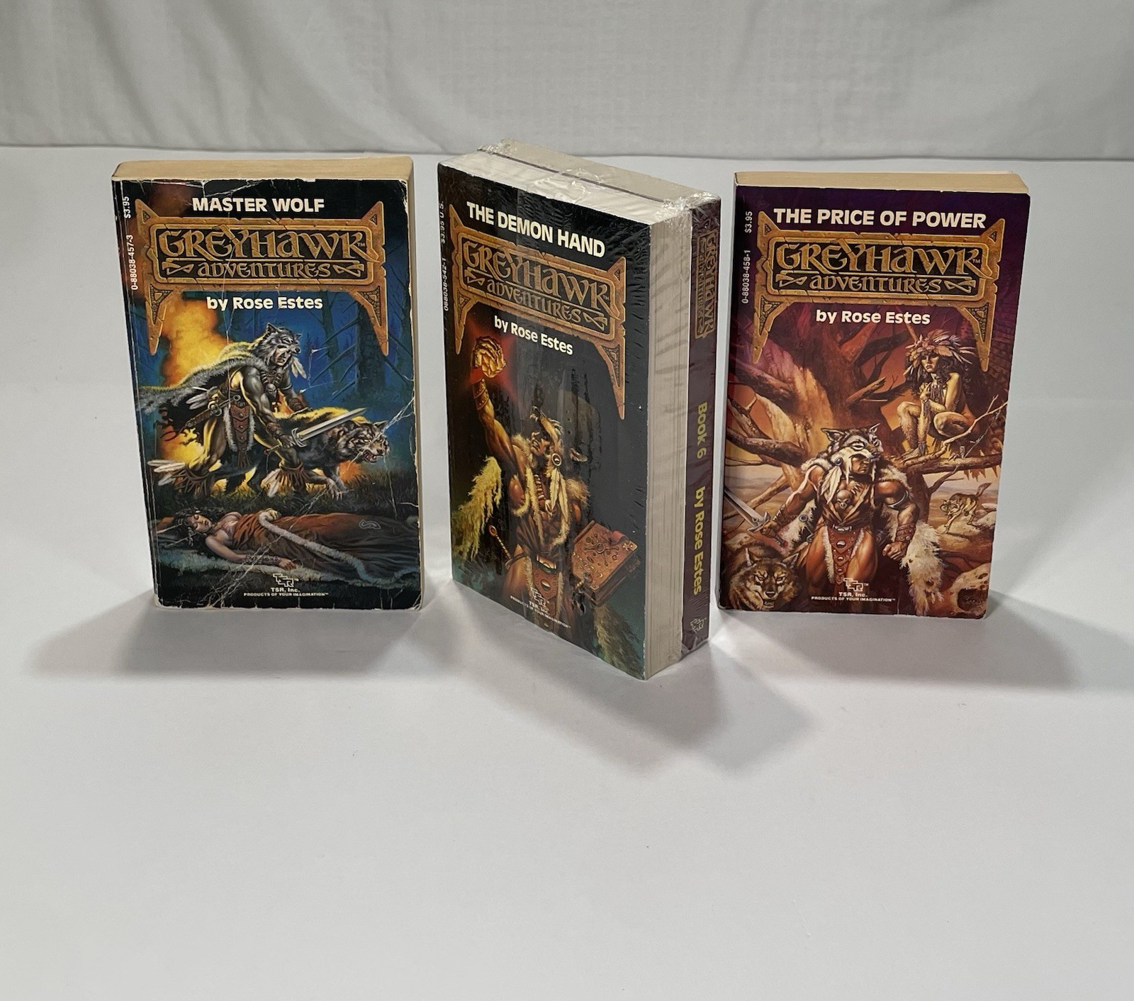 TSR Endless Quest Master Wolf Greyhawk Adventures Rose Estes Book 3-6 Sealed D&D