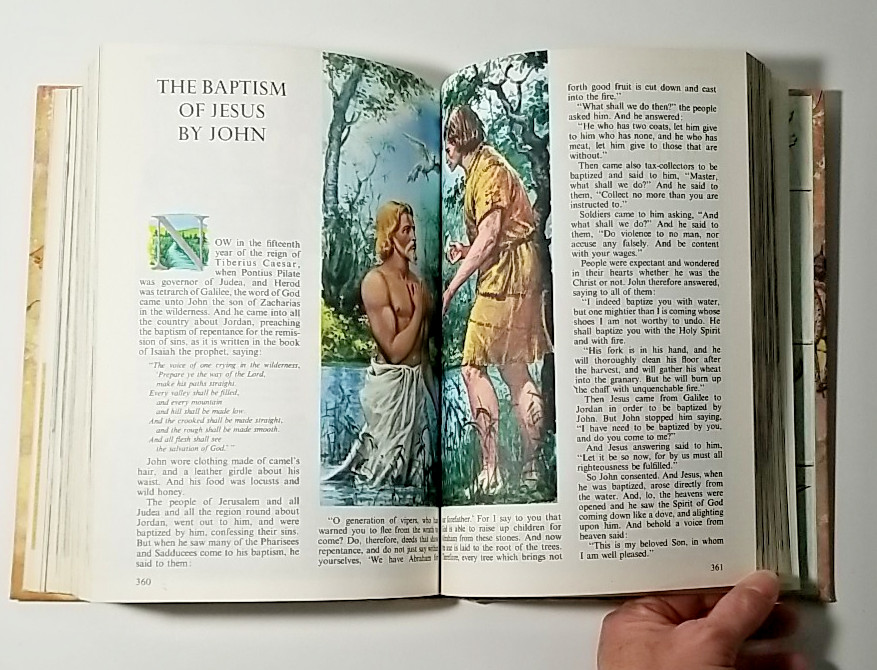 THE CHILDREN’S BIBLE Hardcover Golden Press Illustrated Stories 1965