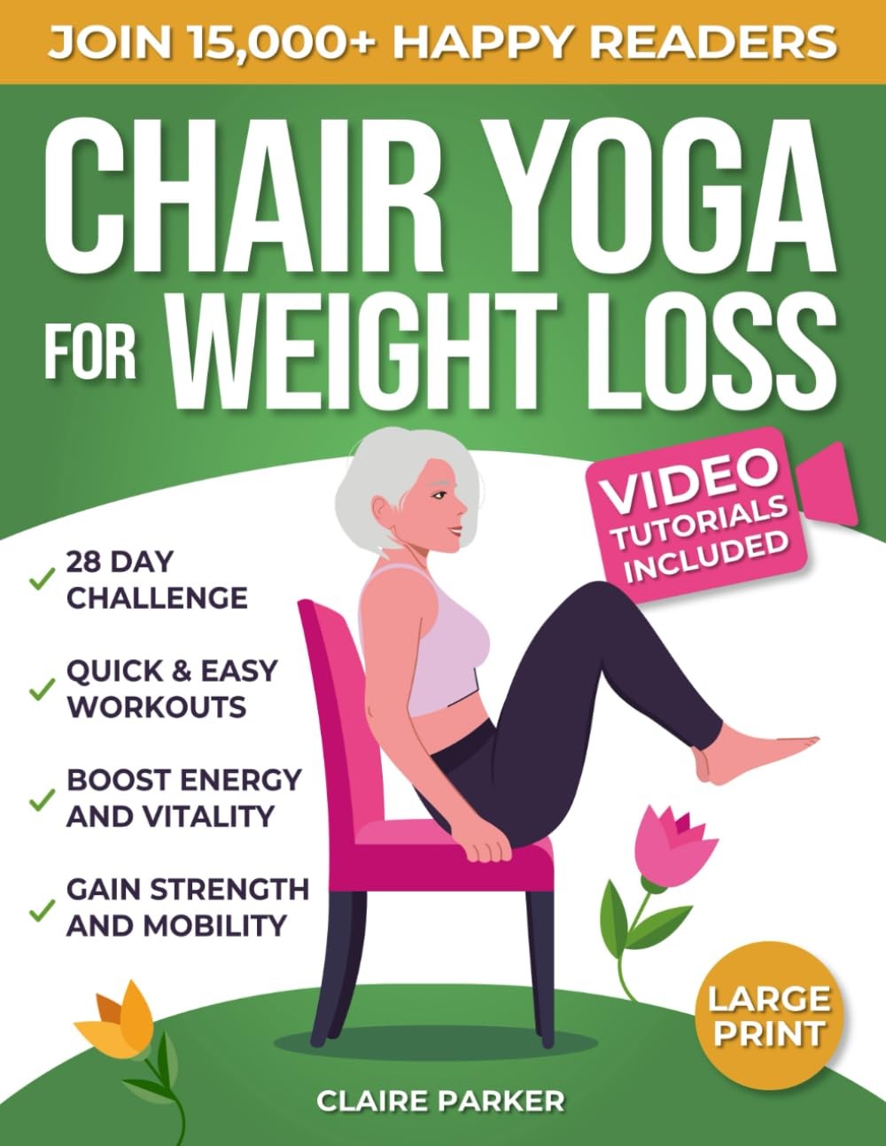 Chair Yoga Exercises Weight Loss 50 Low Impact Senior Beginner 28 Day Challenge