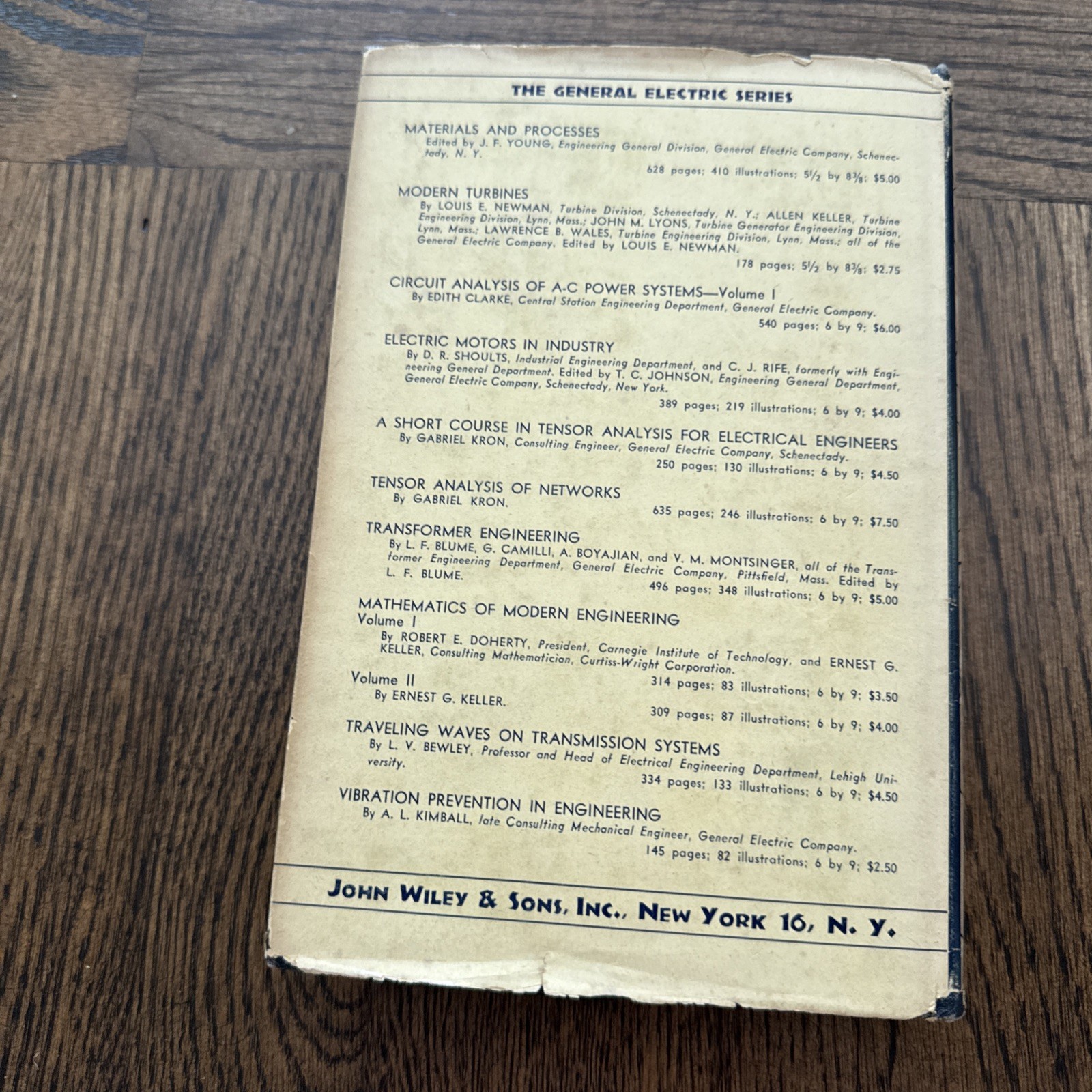 Fields & Waves In Modern Radio Simon Ramo 1944 HC 1st Edition General Electric
