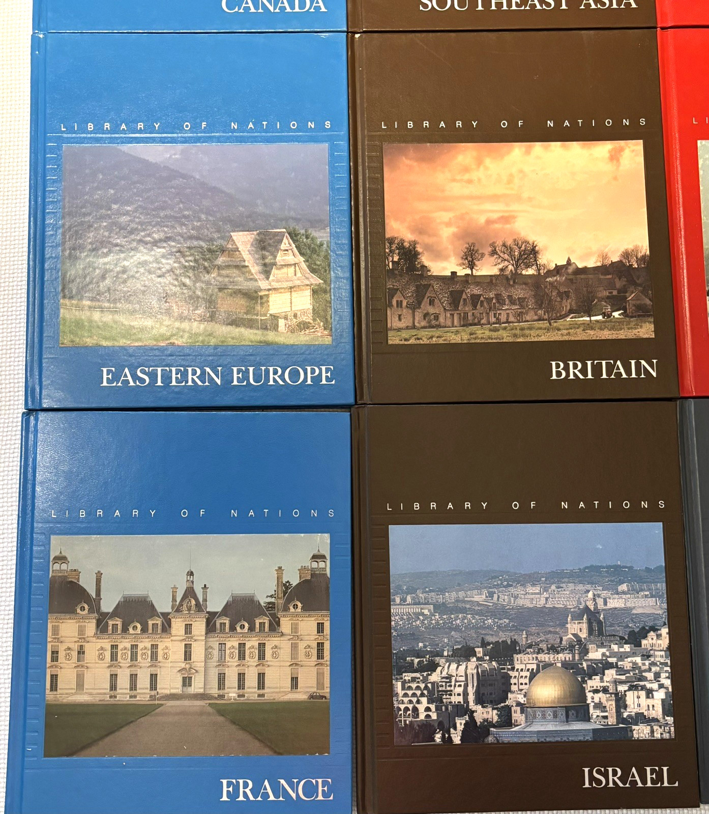 Lot of 16 Time Life books LIBRARY OF NATIONS series hardcover Italy Brazil U.S.