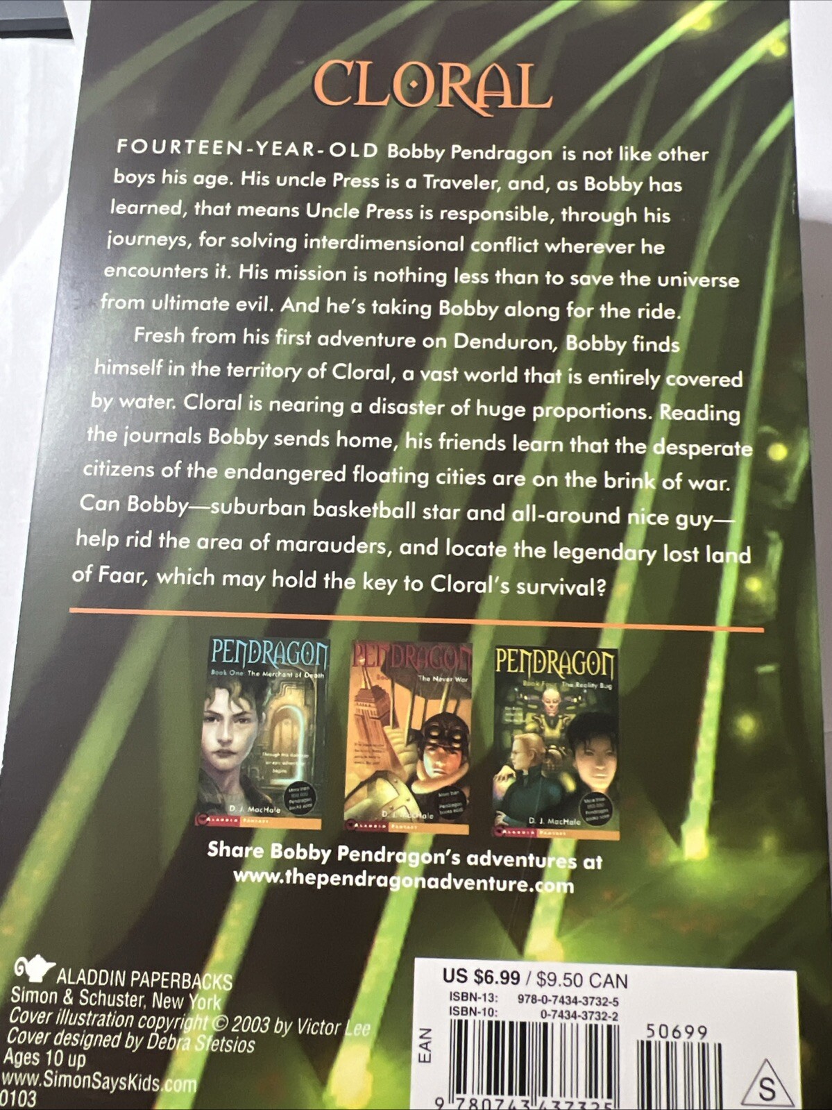 D. J. MacHale PENDRAGON 3 Box Set For Young Adult Readers Science Fiction Books