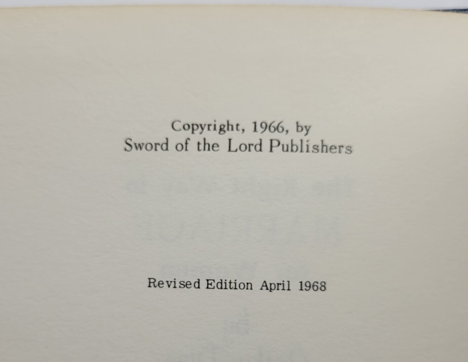 The Right Way in Marriage for Women Revised Edition Cathy Rice 1968 Hardcover