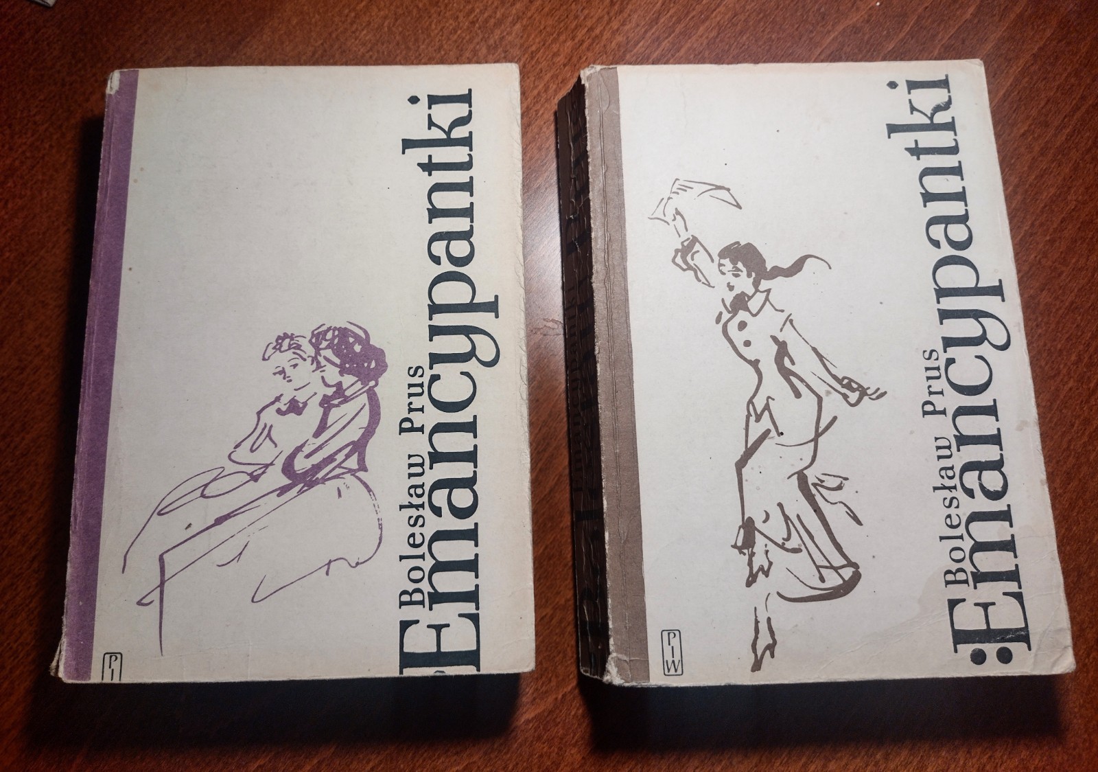 Boleslaw Prus / Emancypantki Tom I & II 1973 Książki Ksiazki Polskie Literatura