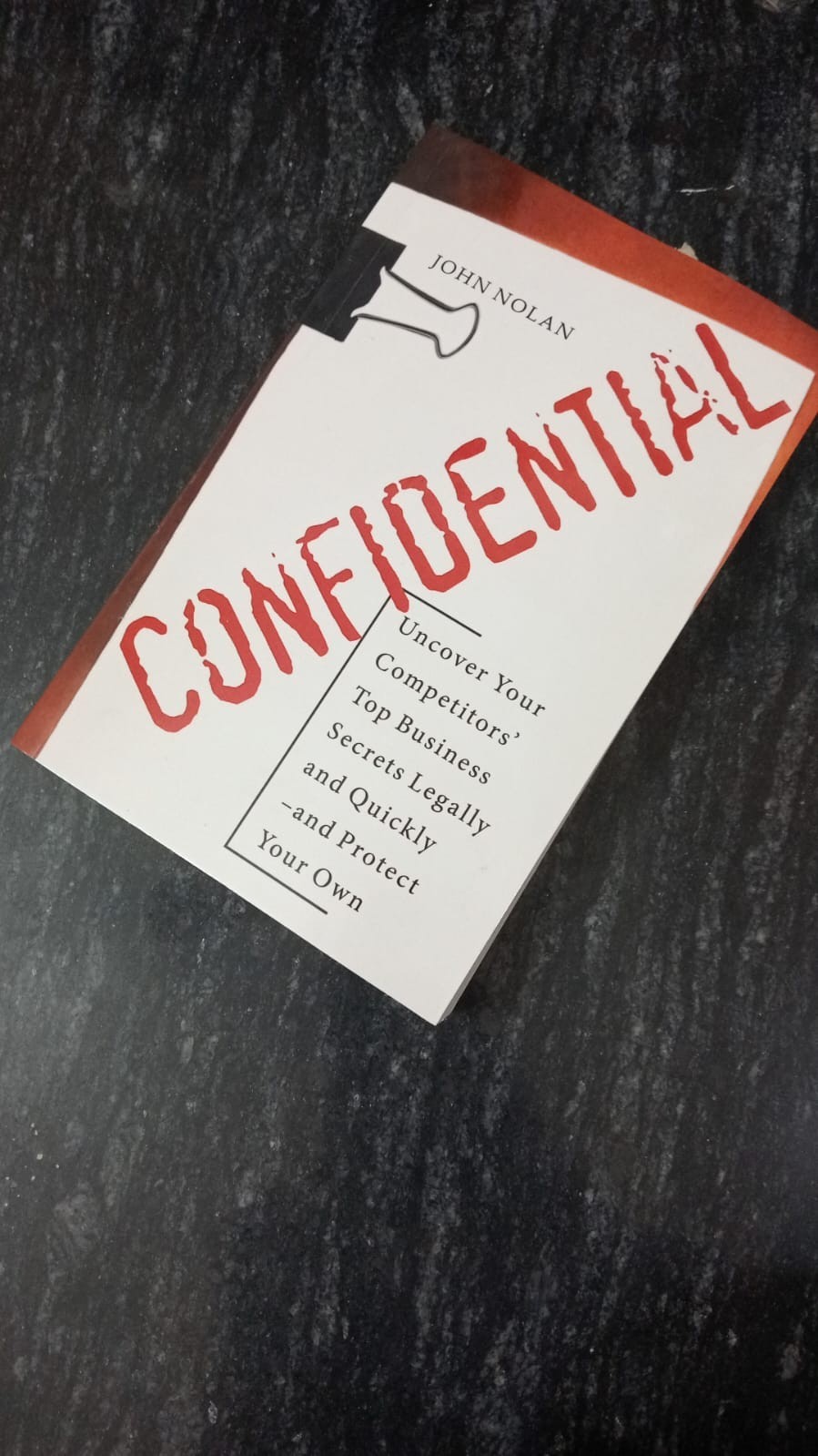CONFIDENTIAL WRITTWN BY JOHN NOLAN ENGISH FREE SHIPPING