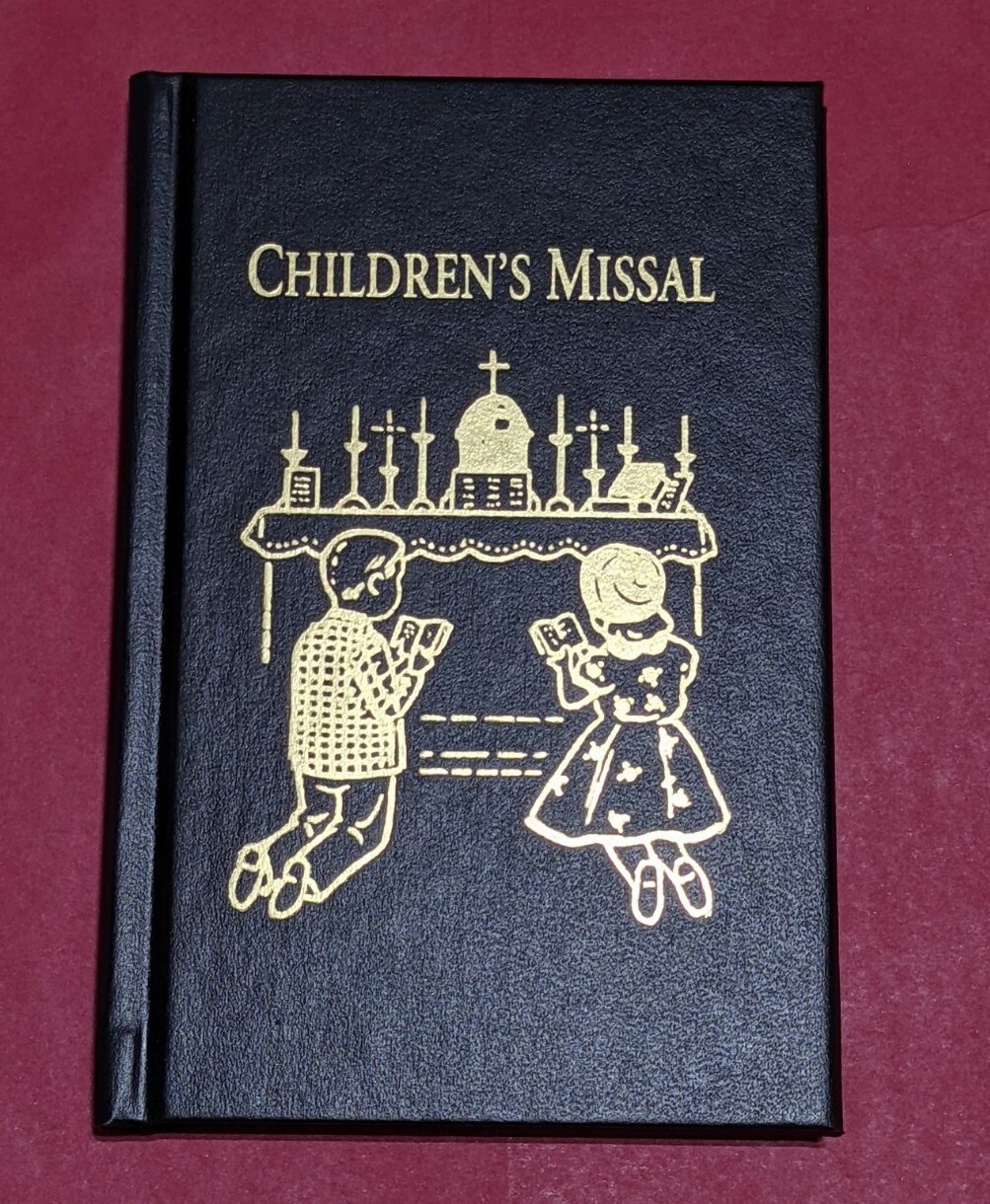 Latin Mass Children’s Missal – Black by Fr. Hoever, H: New Book