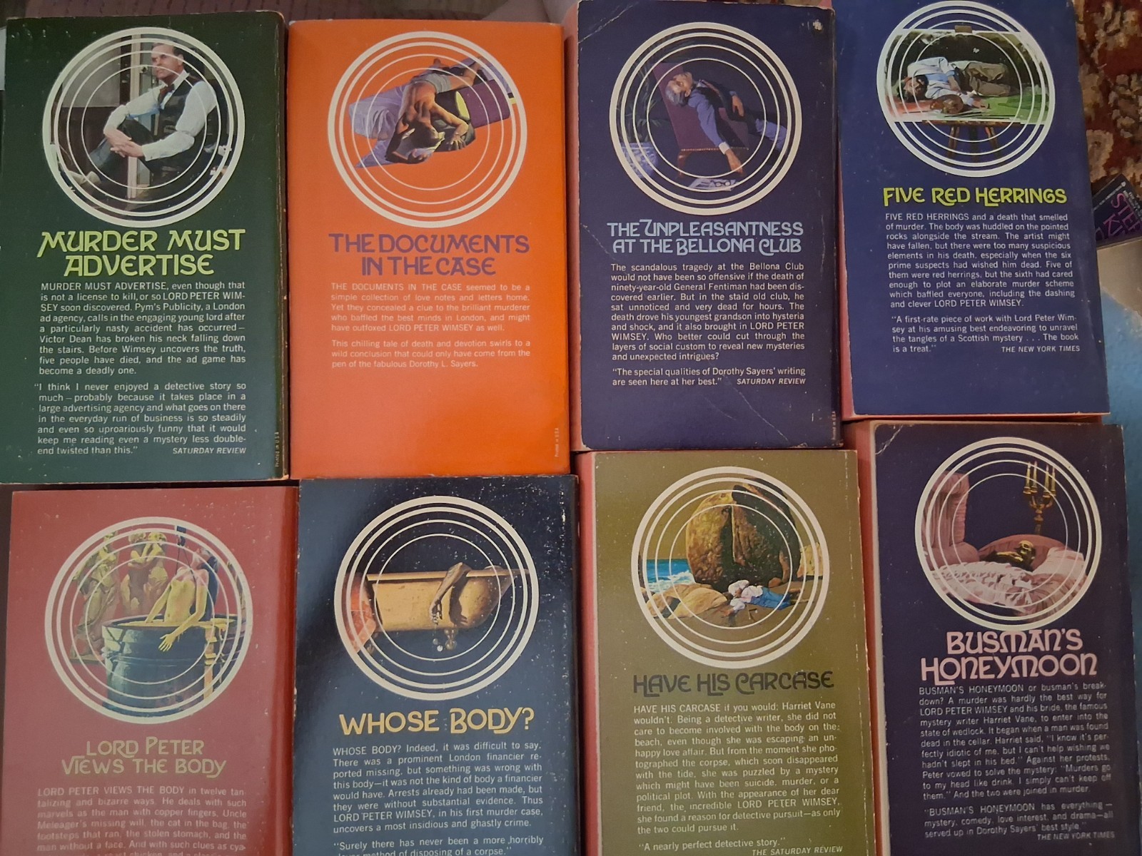 Dorothy Sayers Bundle-8 books pb vintage in good condition