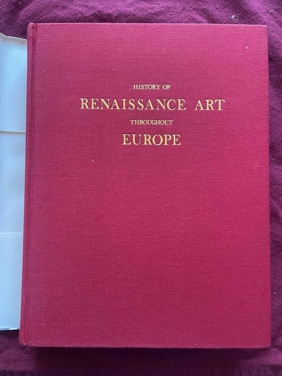 History of Renaissance Art Throughout Europe Creighton Gilbert 1973 1st Ed + DJ