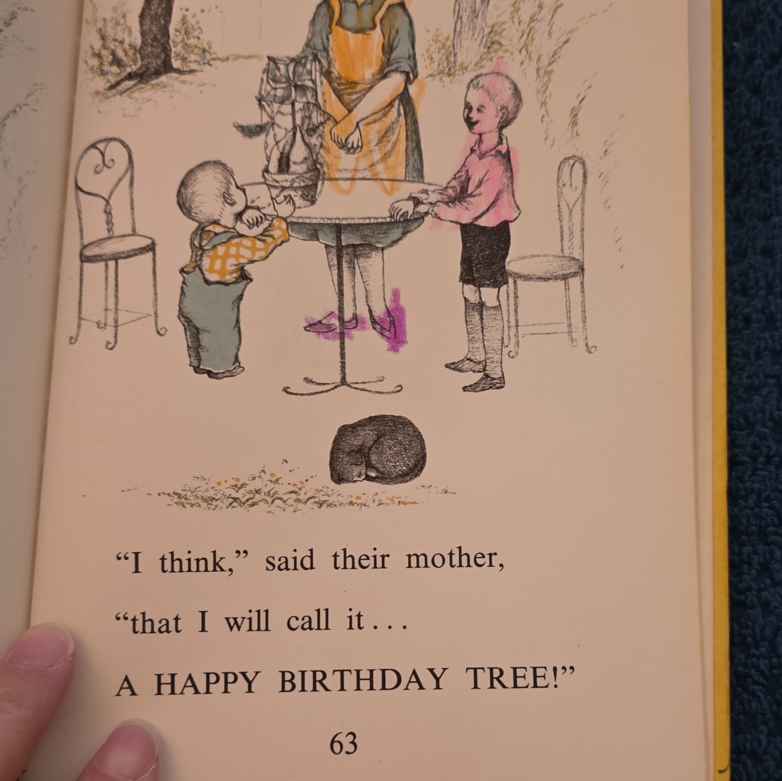 The Happy Birthday Present by Joan Heilbroner – hardcover kids book – 1962
