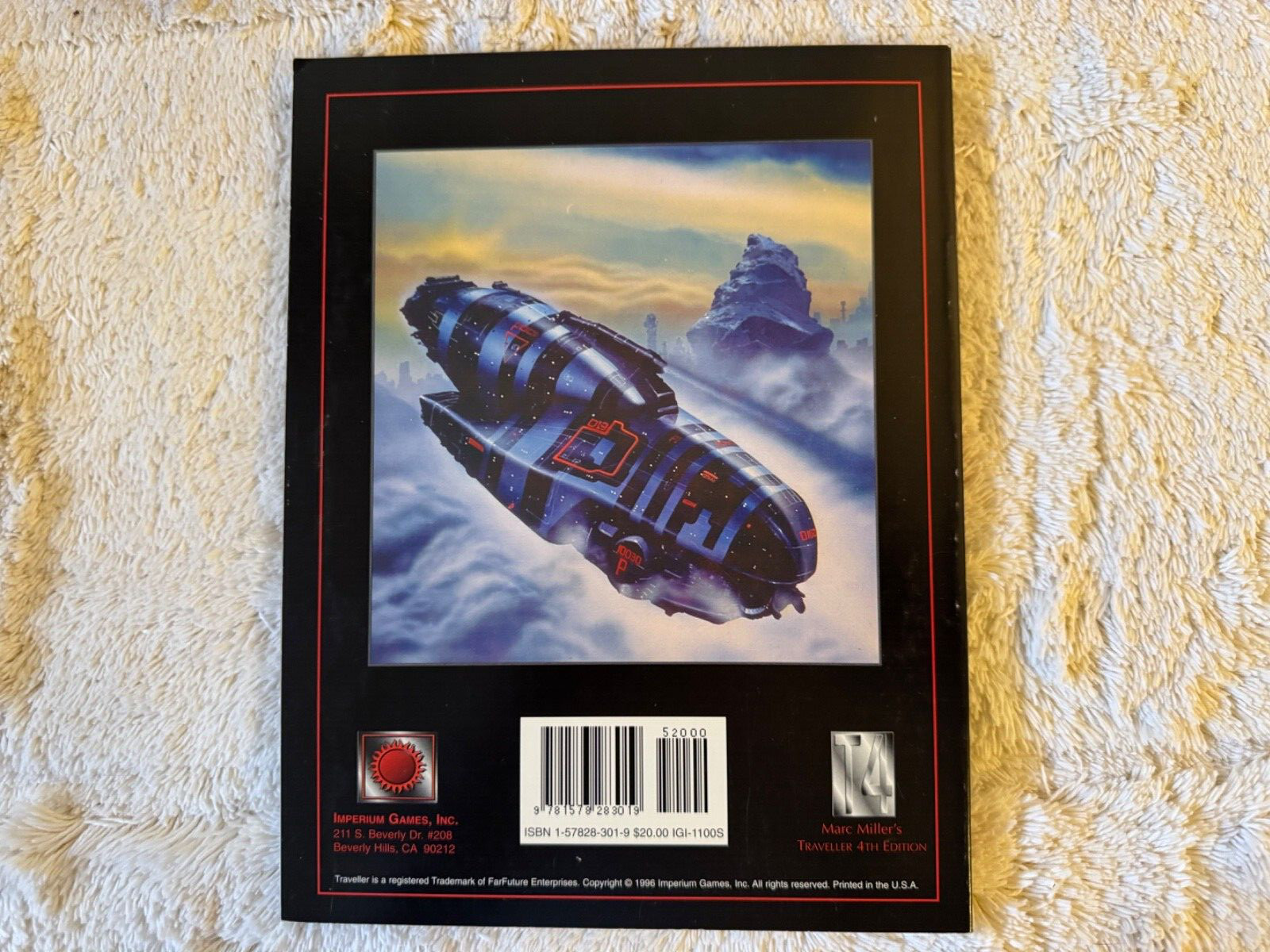 MARC MILLER’S TRAVELLER STARSHIPS RPG SOFTCOVER BOOK