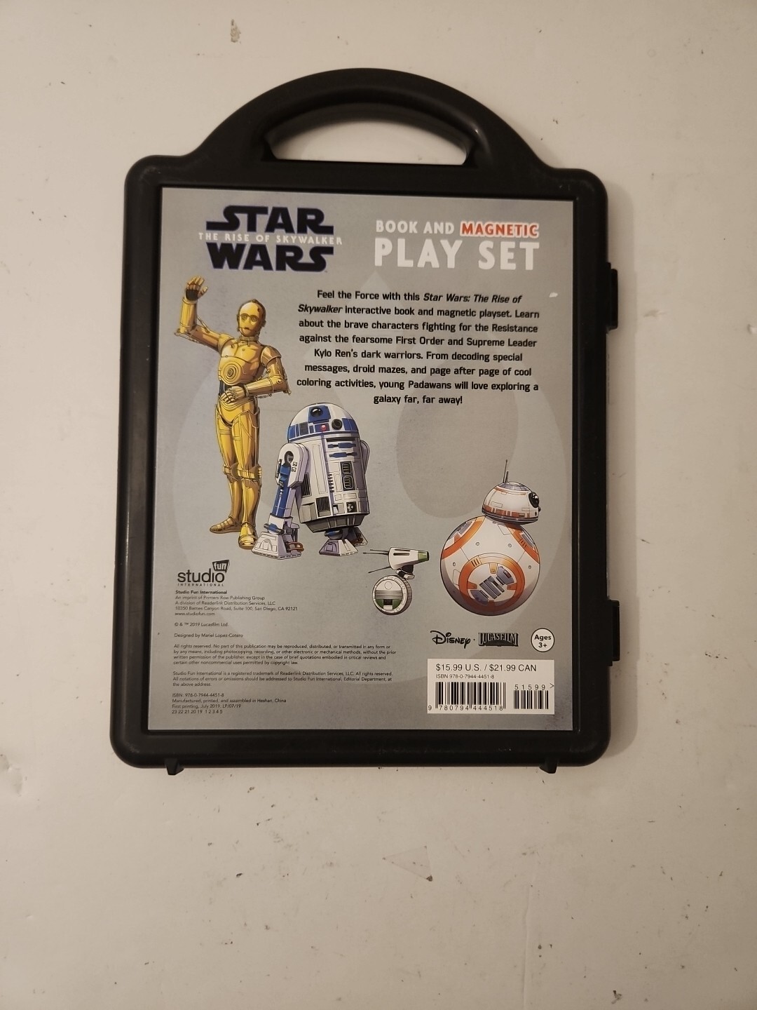 Star Wars: The Rise of Skywalker: Book and Magnetic Play Set by Editors of Stud