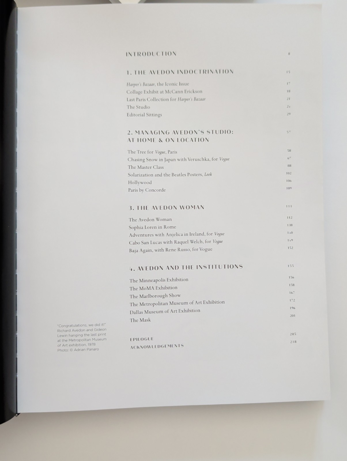 Avedon: Behind the Scenes 1964-1980 by Gideon Lewin Ltd Edition Signed 205/275