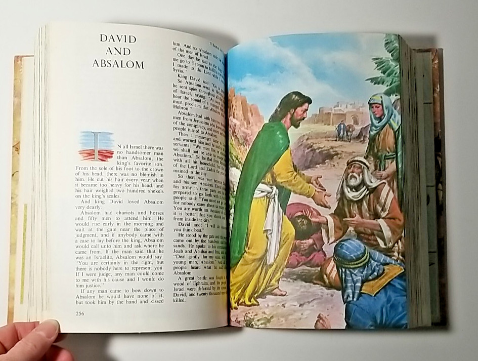 THE CHILDREN’S BIBLE Hardcover Golden Press Illustrated Stories 1965