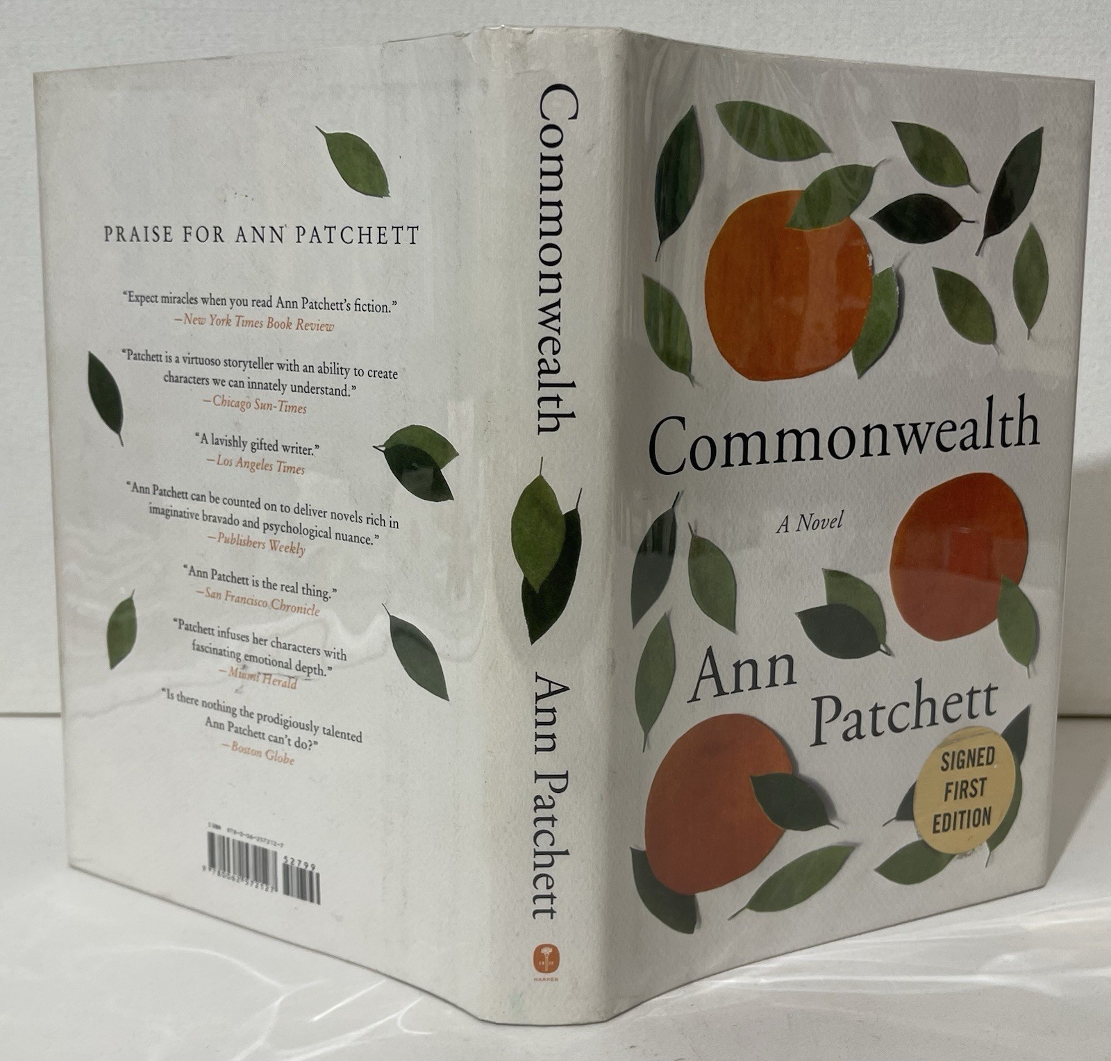 Commonwealth a novel by Ann Patchett – Signed First Edition HCDJ 2016