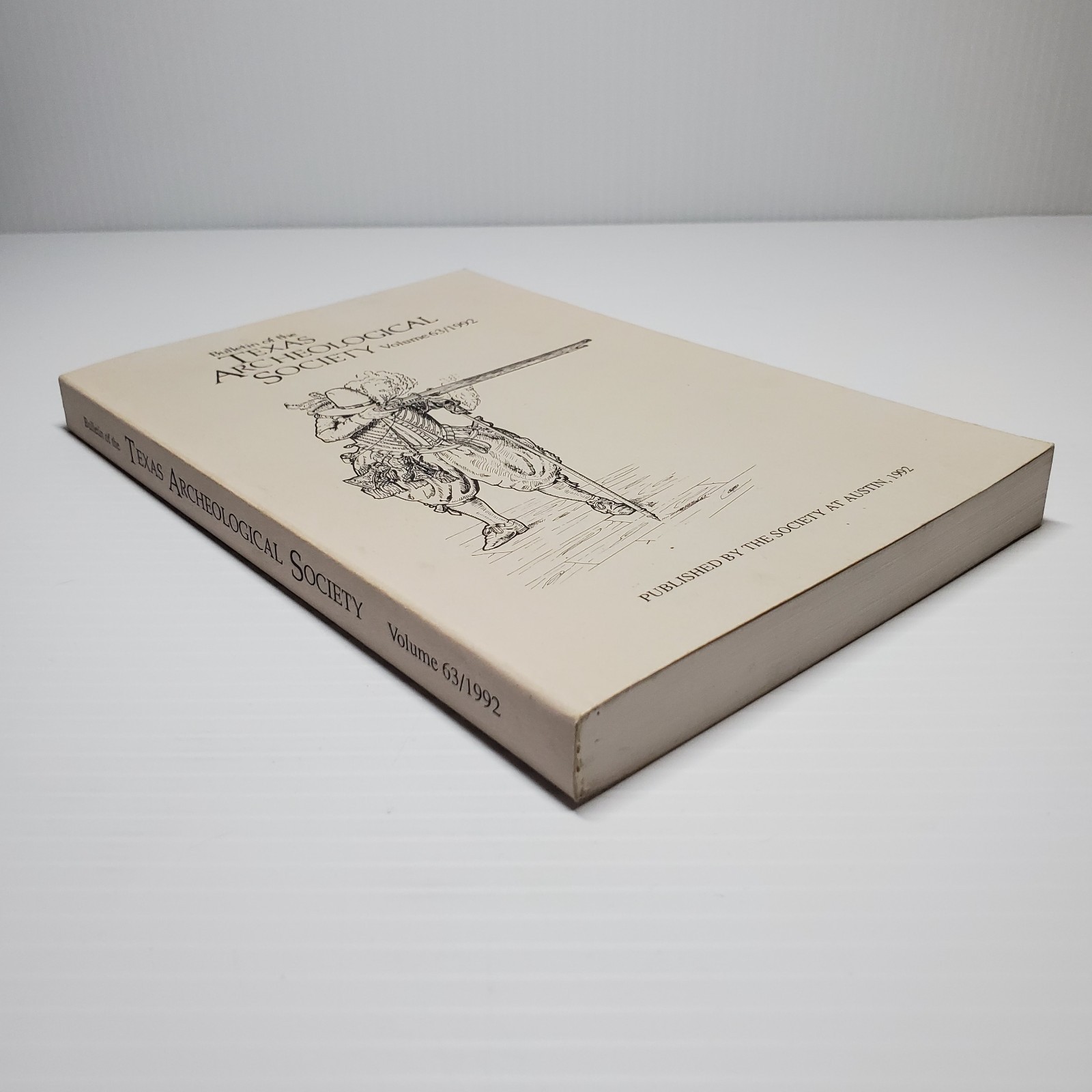 Vintage Texas Archeological Society-Volume 63 (1992 Trade Paperback)