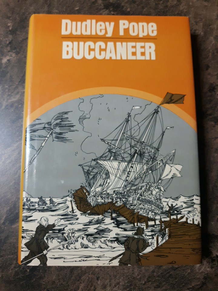 Dudley Pope, Buccaneer, HCDJ 1984 First Edition Good