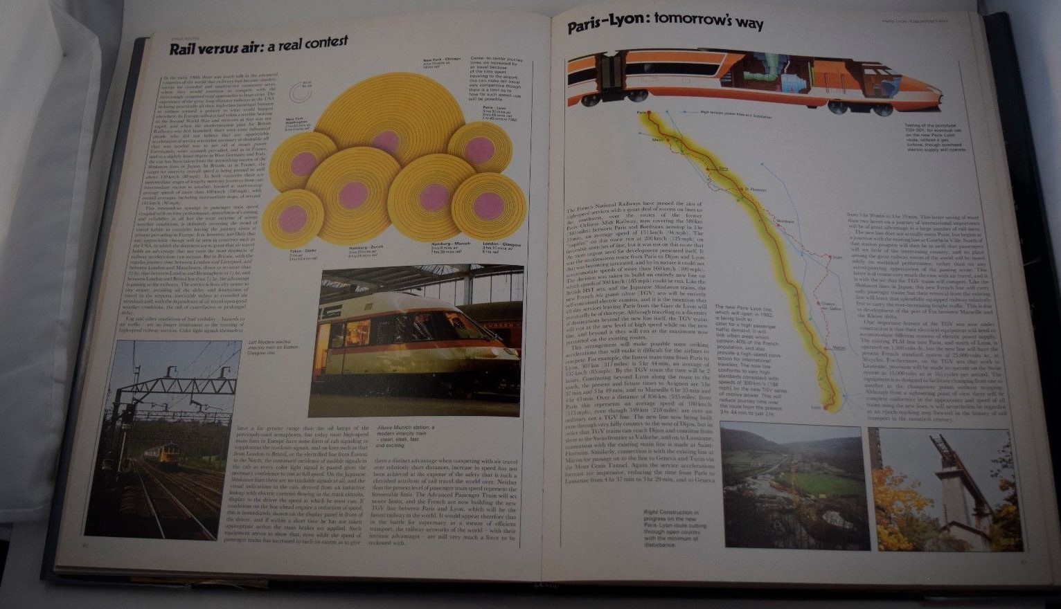 “World Atlas of Railways”, O.S.Nock 1979 HC First American Edition 224 pages VG