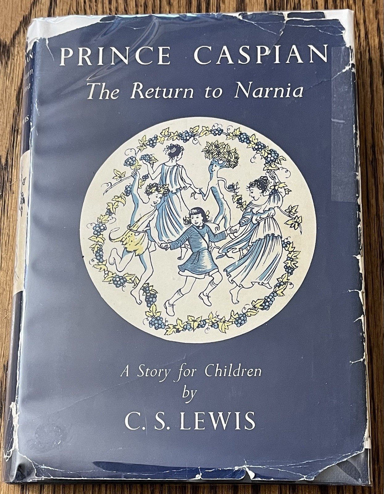 PRINCE CASPIAN : The Return to Narnia : C. S. Lewis : Pauline Baynes : vtg hbdj