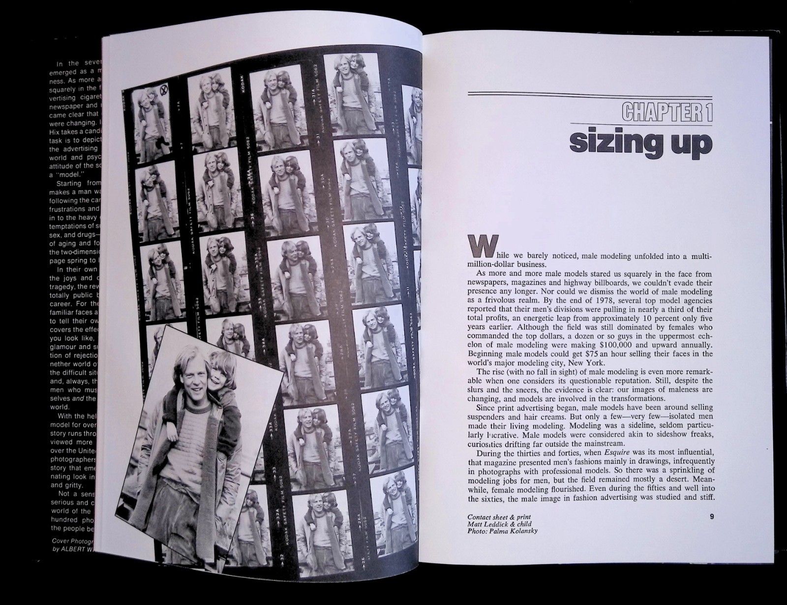 Male Model : The World Behind the Camera by Charles Hix & Michael Taylor 1979