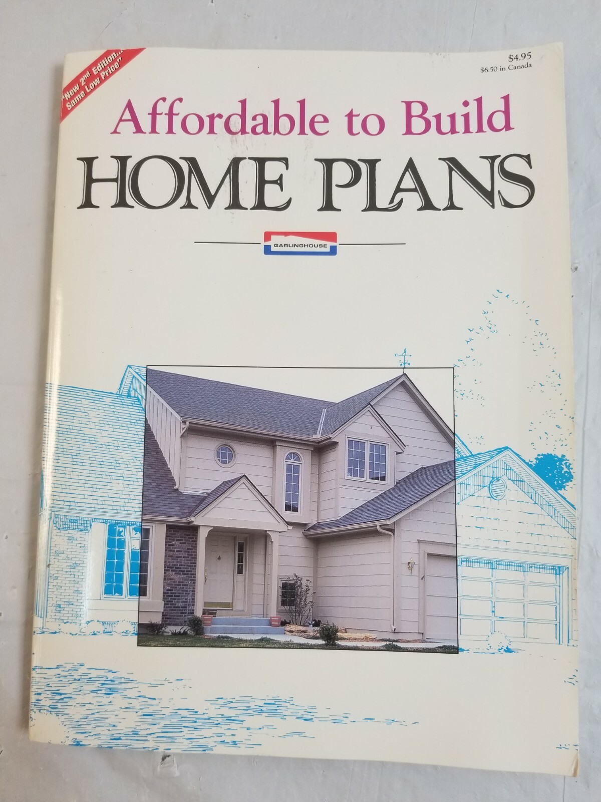 1994 Affordable to Build HOME PLANS Paperback Book by The Garlinghouse Company