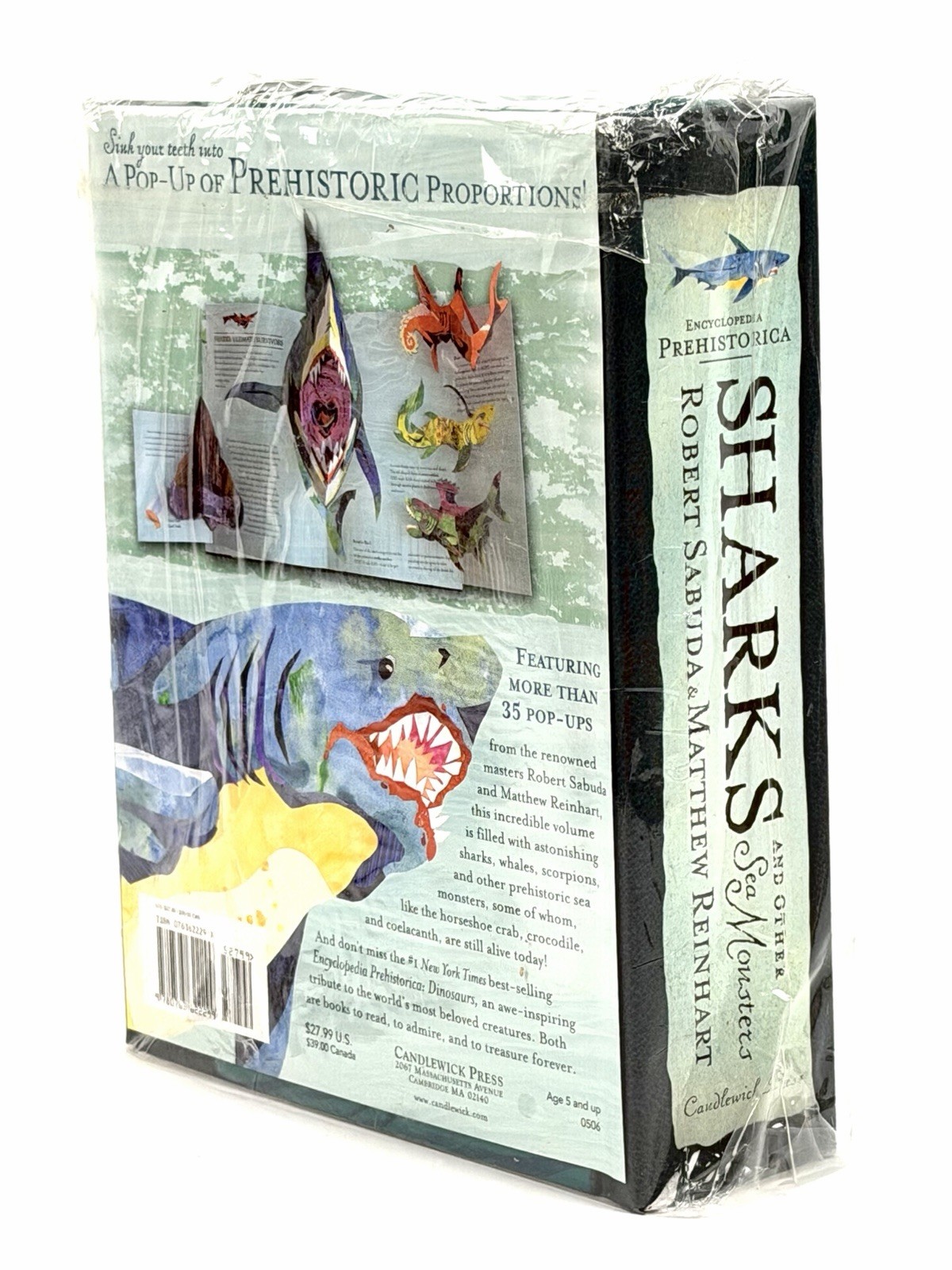 Encyclopedia Prehistoric Sharks& Other Sea Monsters Pop-Up Sabuda (Hardcover)