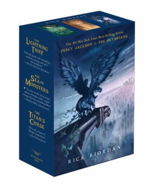 The Percy Jackson and the Olympians Pbk 3-Book Paperback Rick Rio