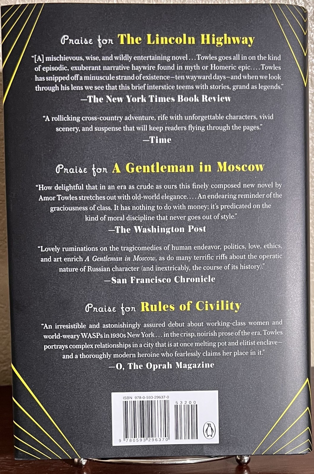 TABLE FOR TWO : Fictions by Amor Towles (2024, Hardcover) 1st/1st