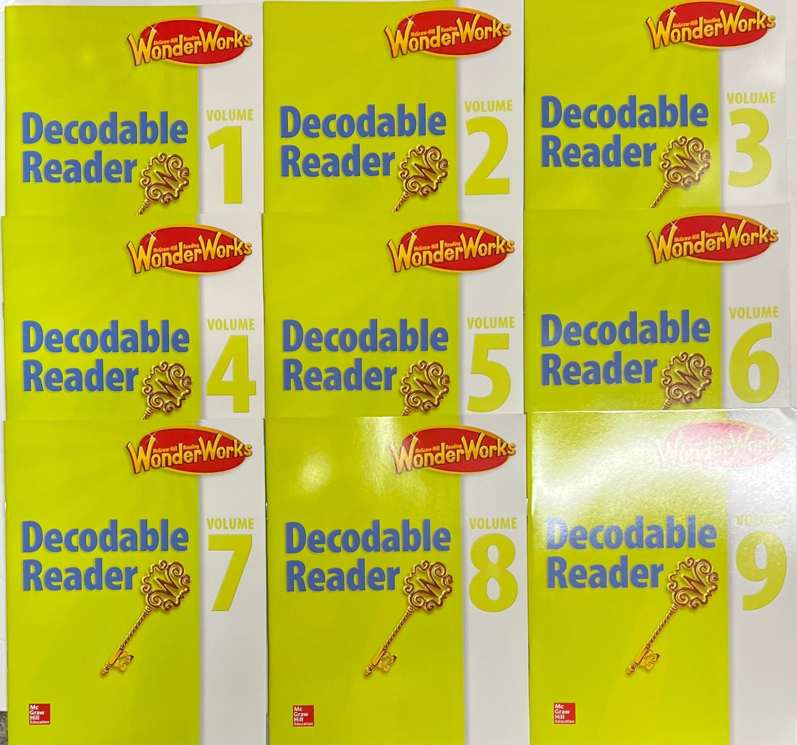 Grade 2 – 3 Wonderworks Decodable Readers 1-9 Set Wonder Works Reading