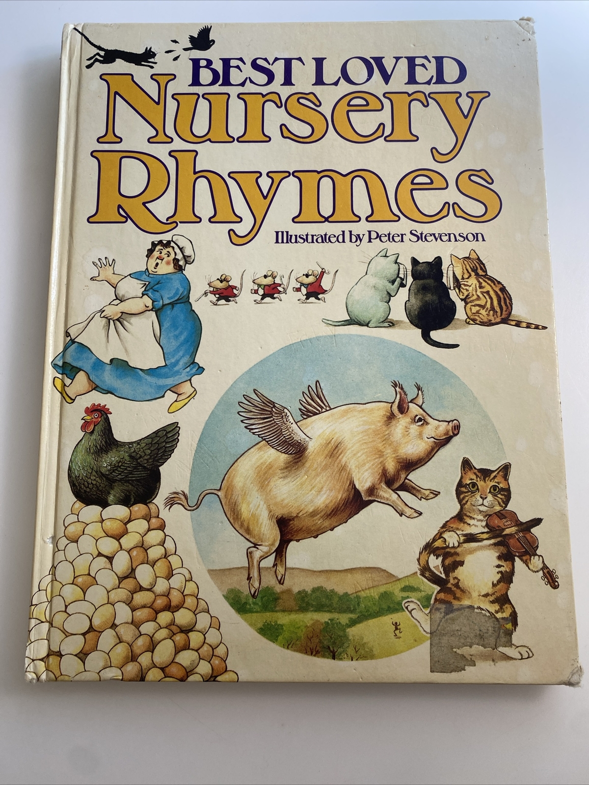 BEST LOVED NURSERY RHYMES By Peter Stevenson – 1980’s HC 📕 Book abr