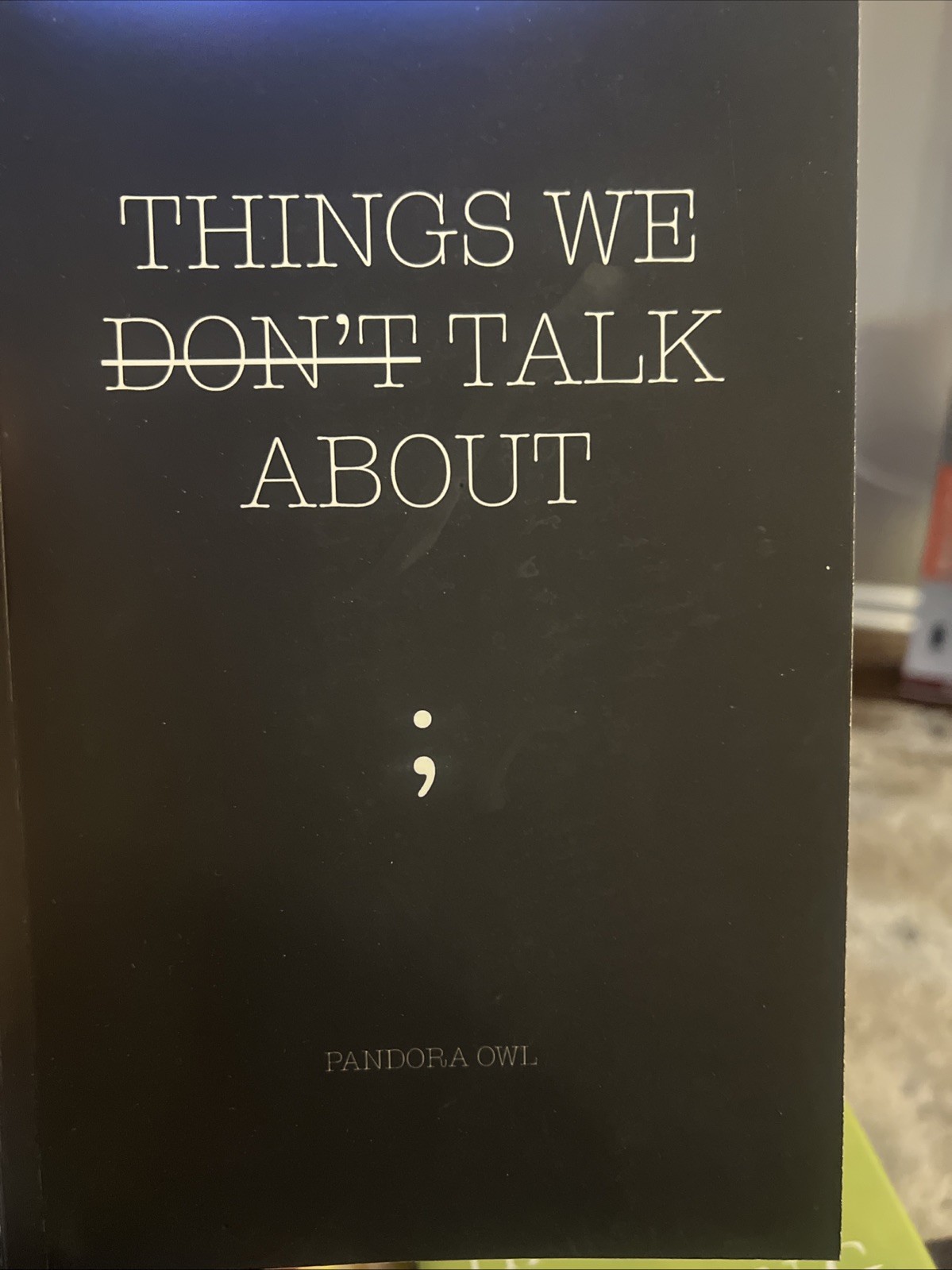 Things We Don’t Talk About by Pandora Owl (2019, Trade Paperback)