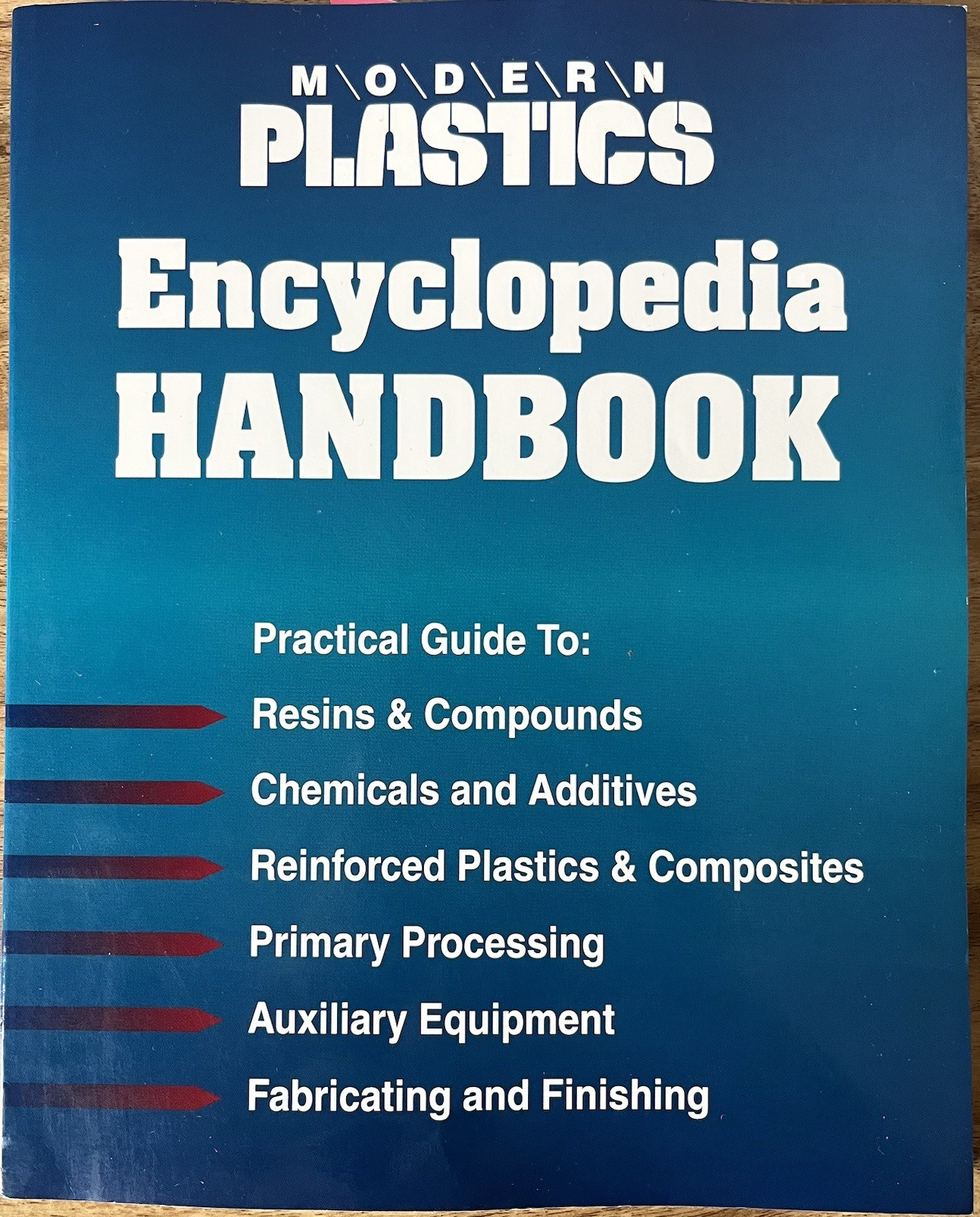 Modern Plastics Magazine Encyclopedia Handbook HC 1994 Illustrated