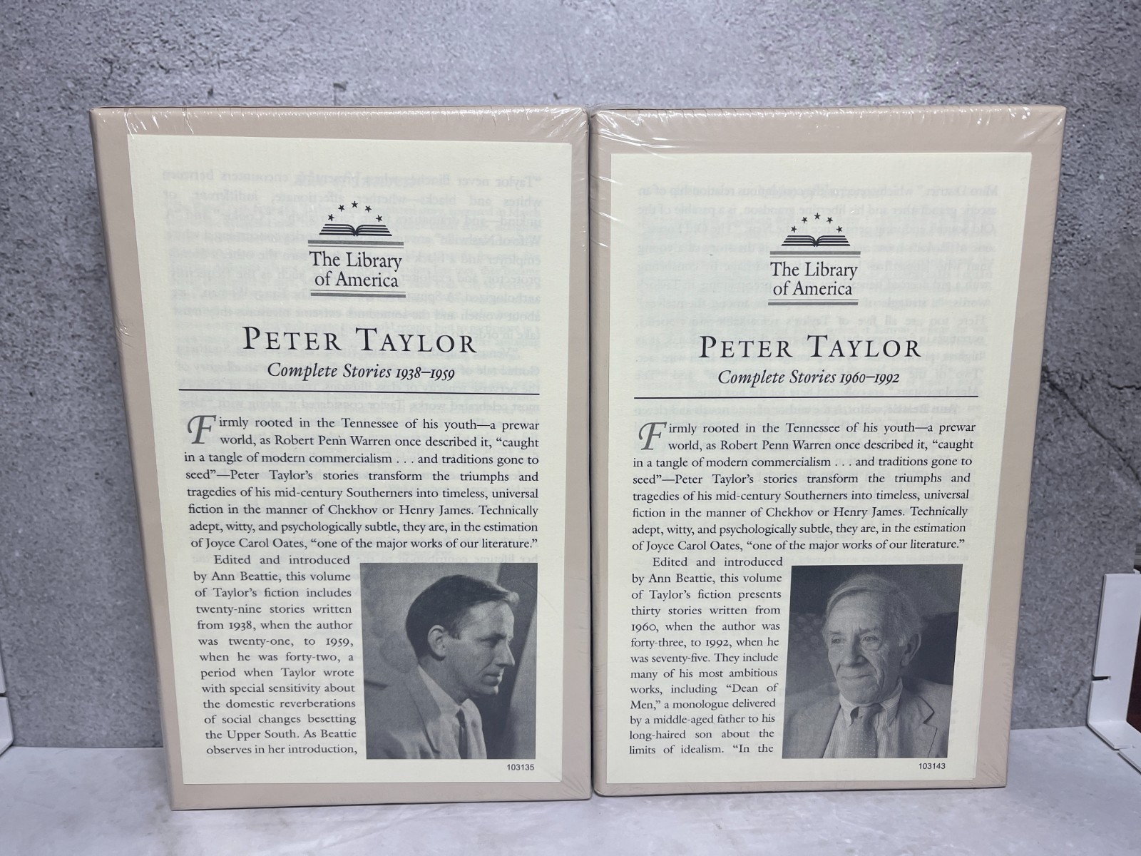 PETER TAYLOR two volumes The Library of America (Hardcover) SEALED NEW