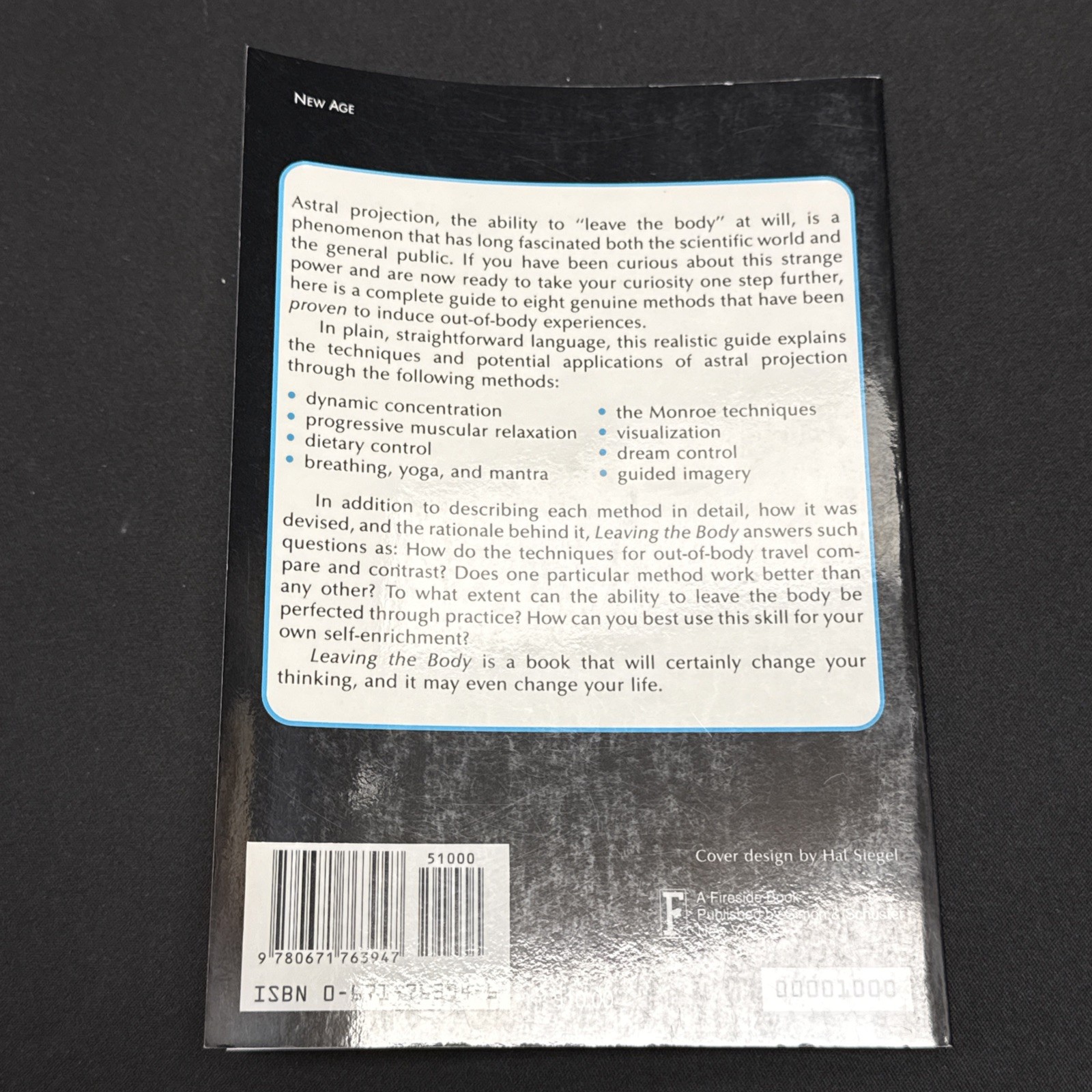 Leaving the Body : A Complete Guide to Astral Projection by D. Scott Rogo 1st Ed