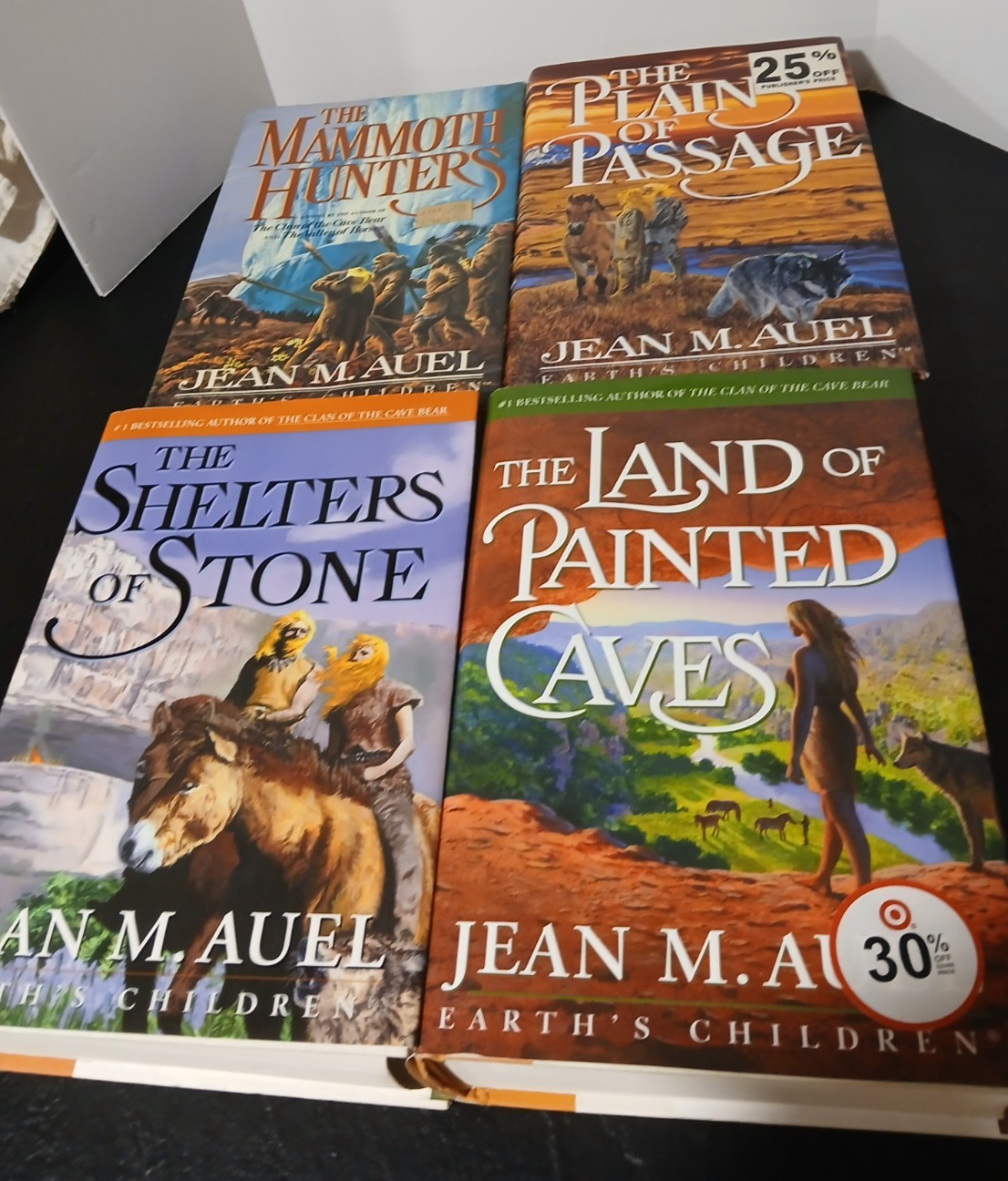 Jean M. Auel ‘Earth’s Children’ HB’s – Set of 4 – 1st Editions