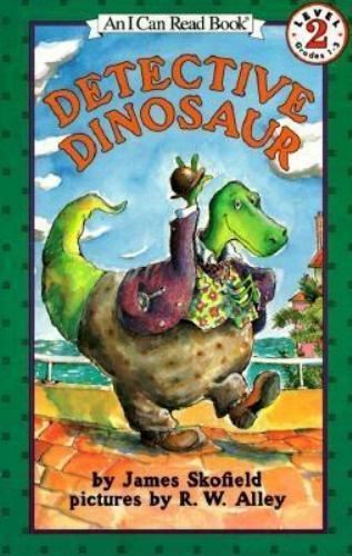 Detective Dinosaur: A Hilarious Mystery A- paperback, James Skofield, 0064442357