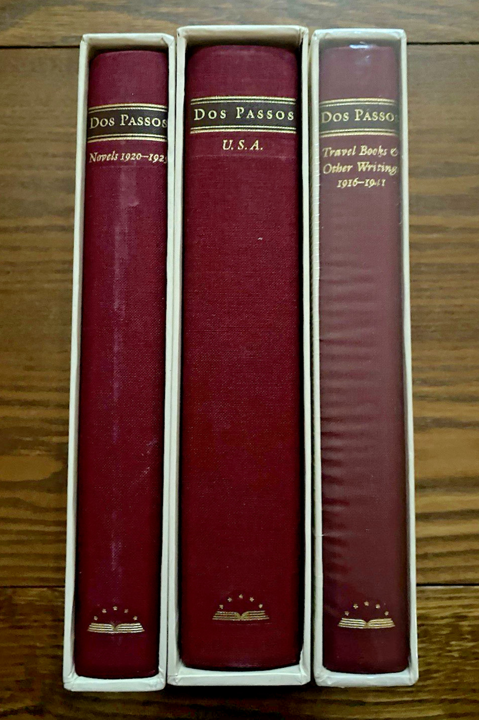 John Dos Passos 3 Volumes The Library of America Slipcase
