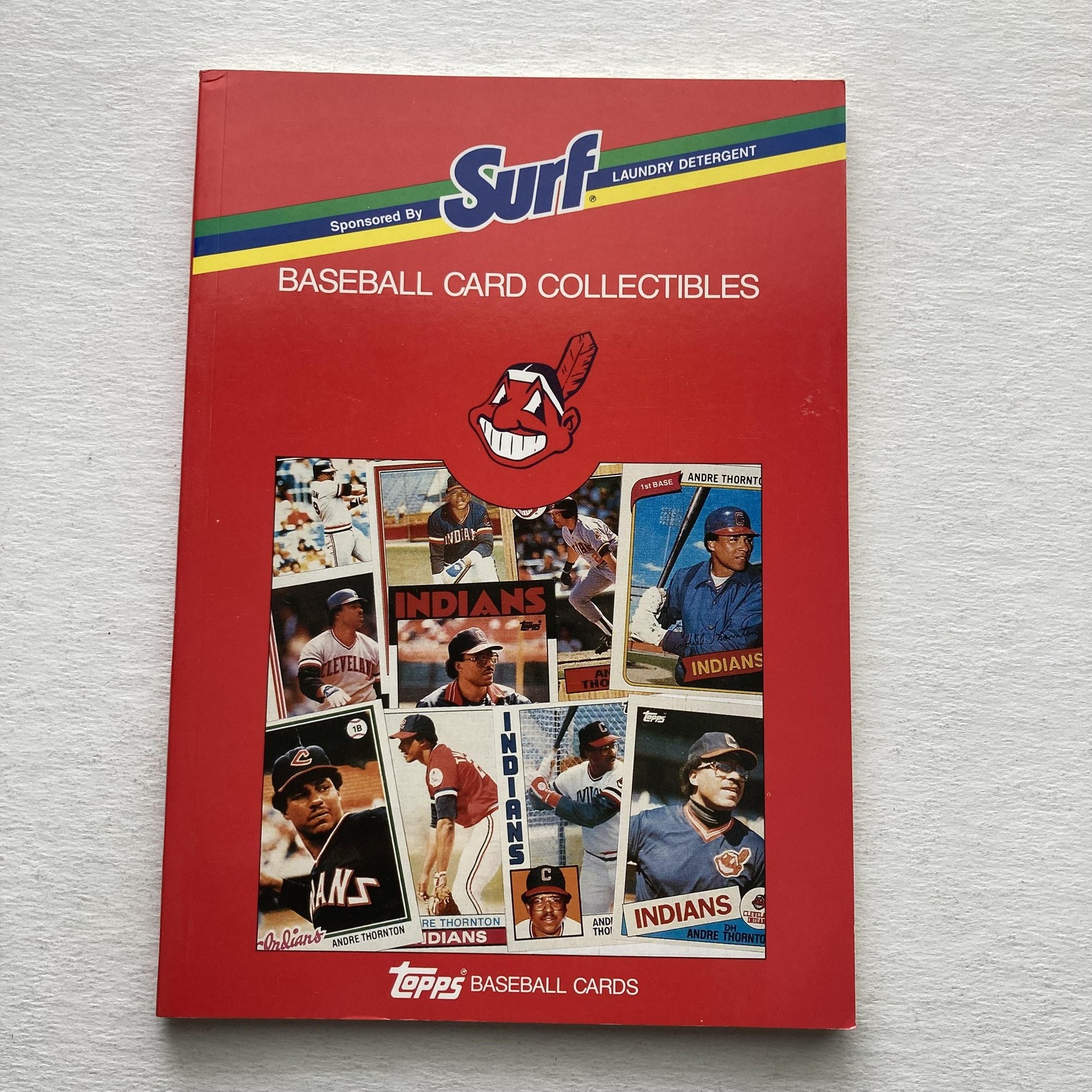 Vintage 1988 Baseball Card Collectibles Cleveland Indians Schwartz Surf PB