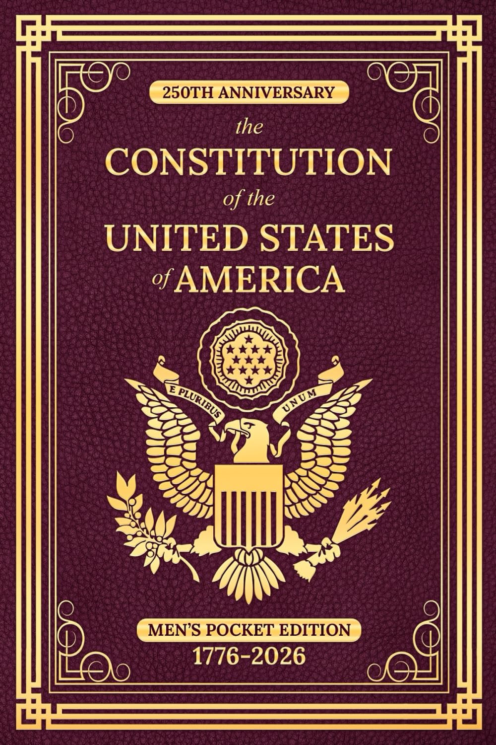 250th Anniversary – The Constitution of the United States of America: Men’s Pock