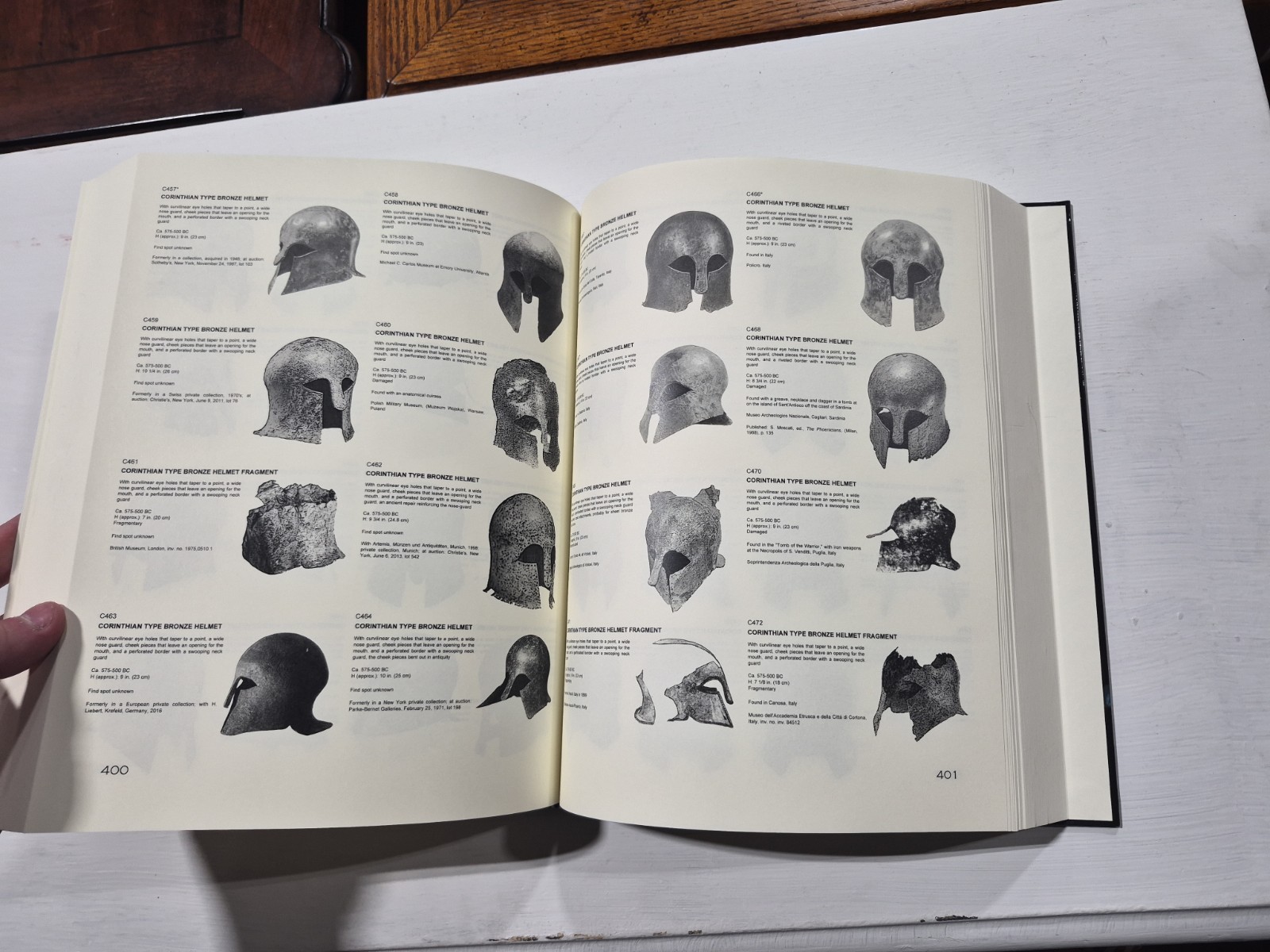 Ancient Greek Helmets A Complete Guide And Catalog Randall Hixenbaugh Rare