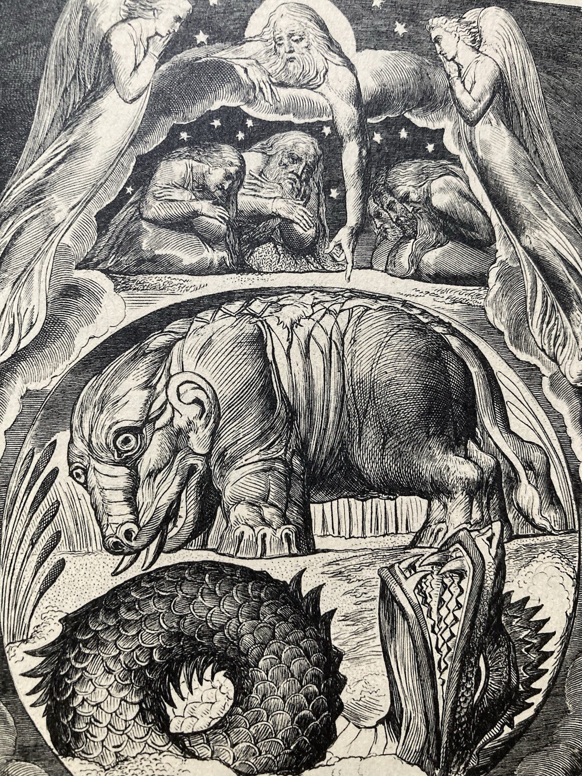 WILLIAM BLAKE THE BOOK OF JOB 22 ENGRAVINGS LETTERPRESS 1927 ART RELIGION BIBLE